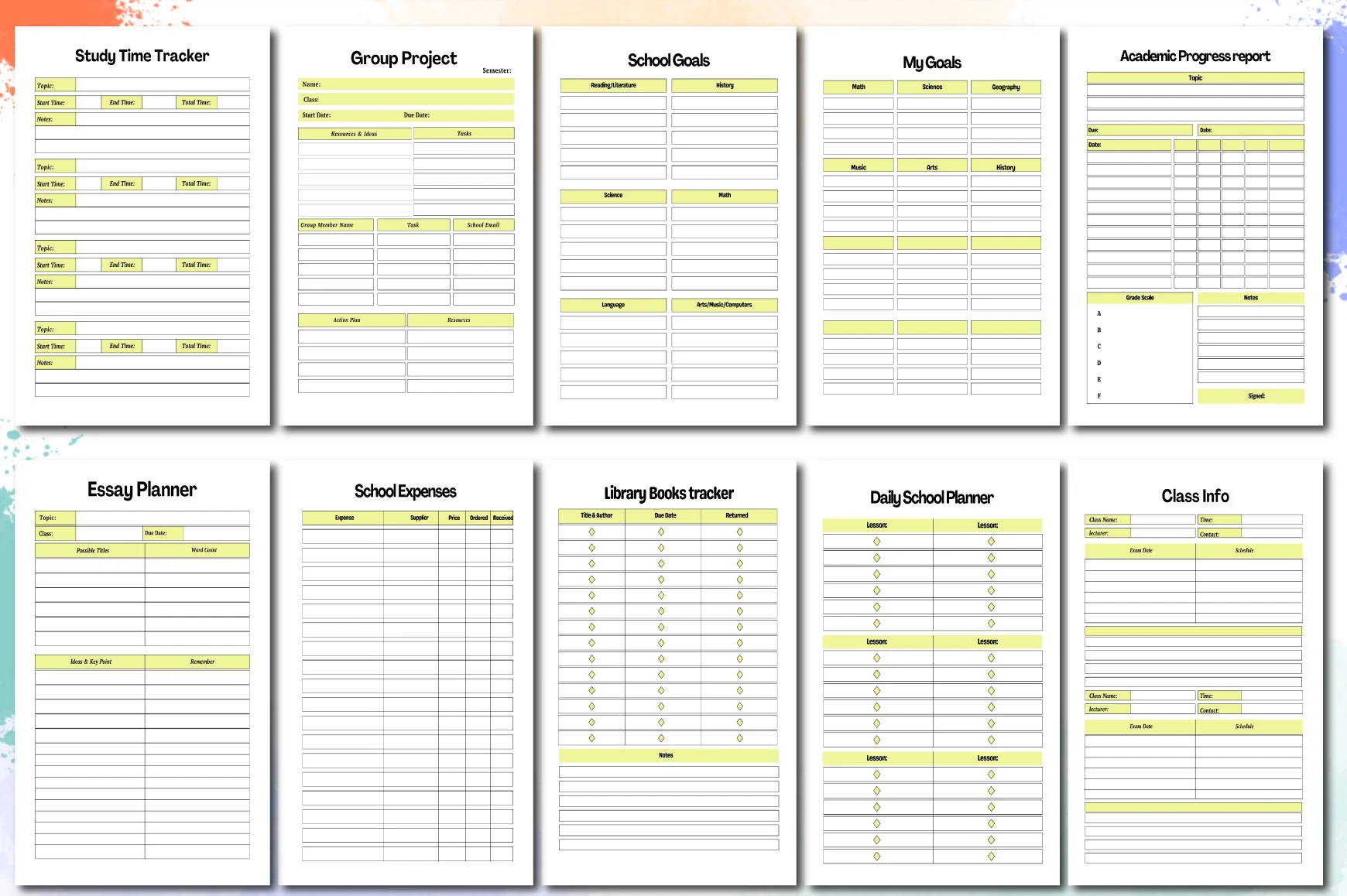Back to School Planner - Image 2