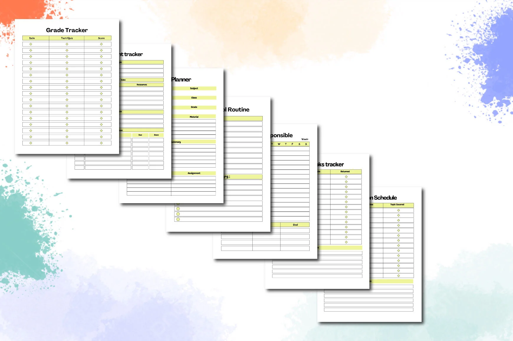 Back to School Planner - Image 3