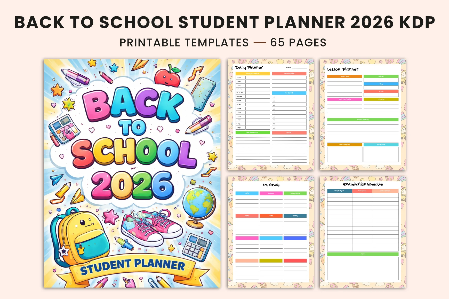 Back to School Student Planner