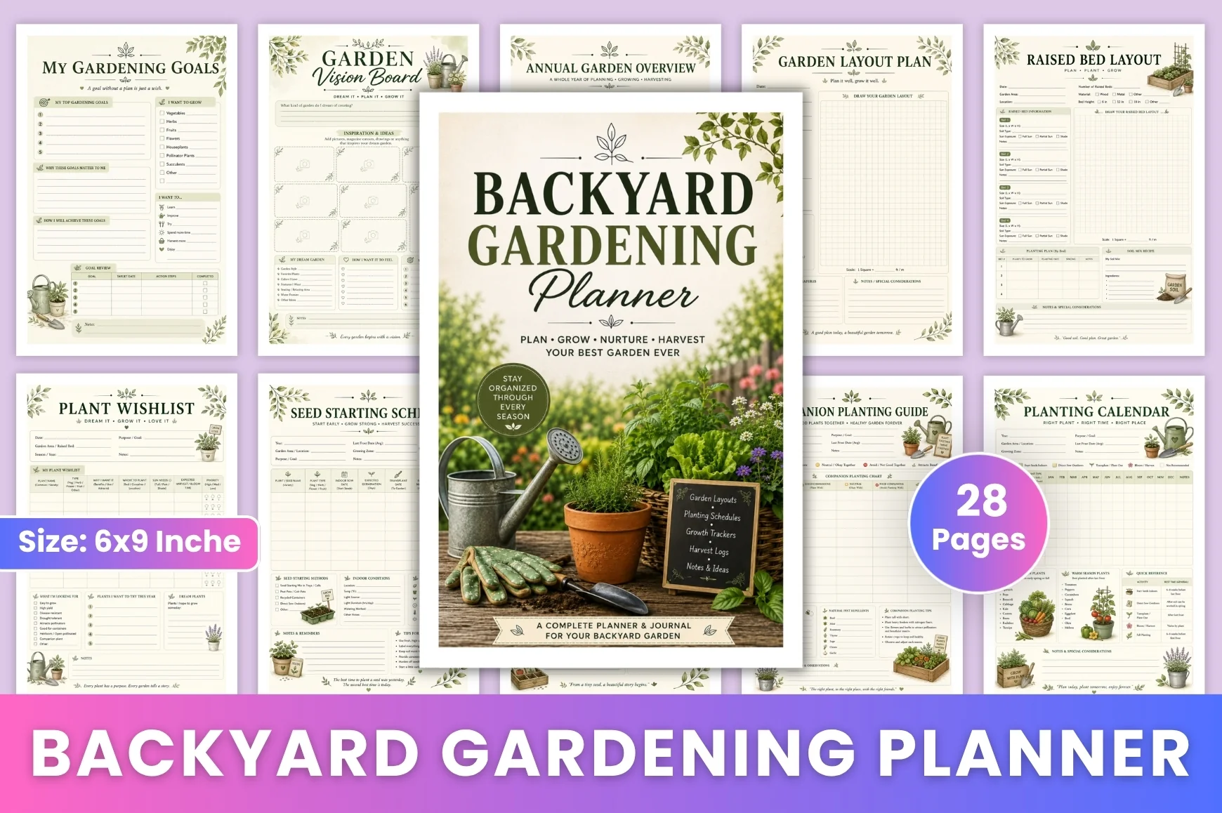 Backyard Gardening Planner
