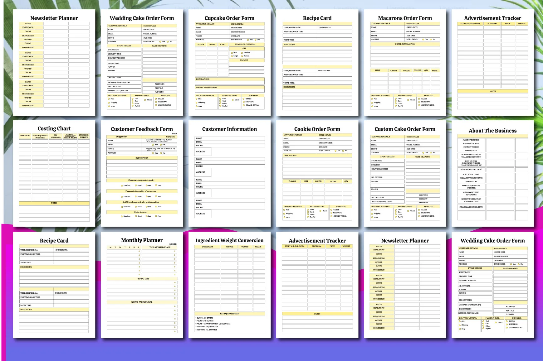 Bakery Business Planner - Image 2