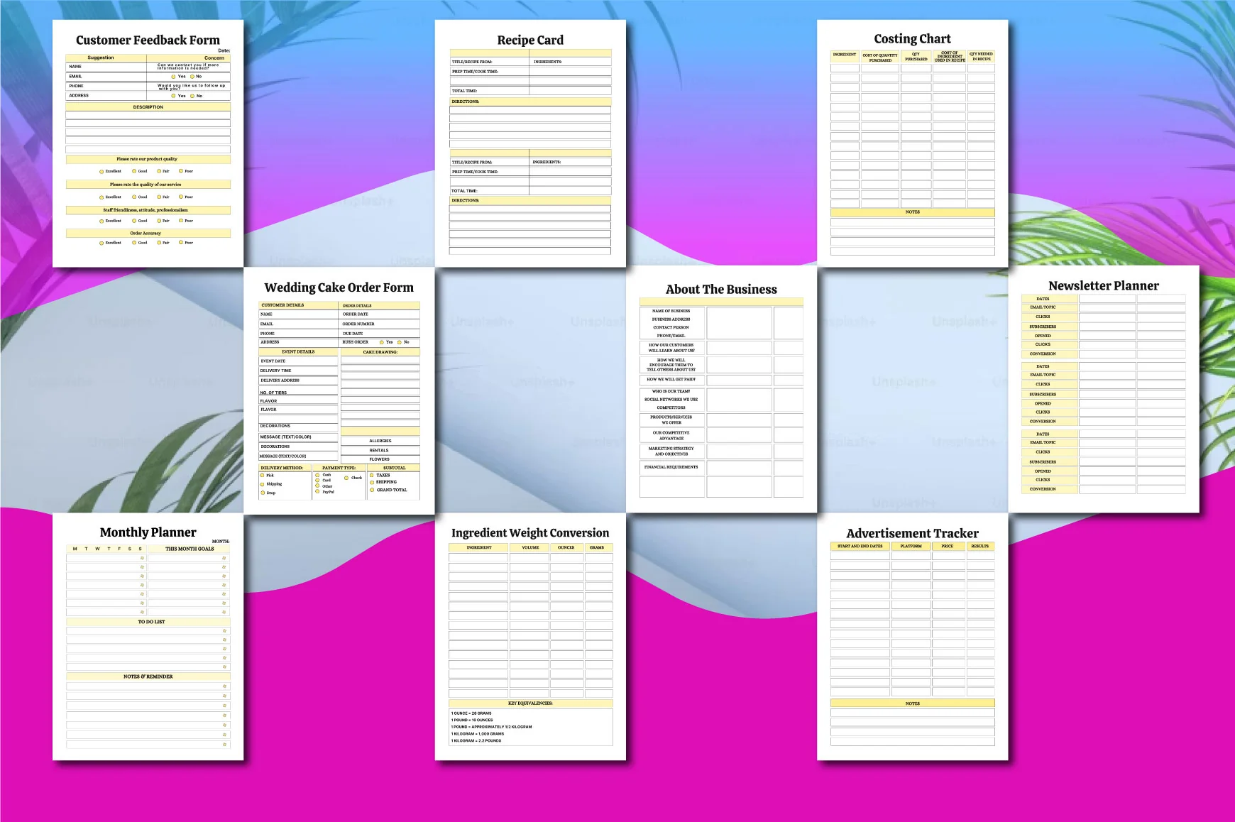 Bakery Business Planner - Image 3