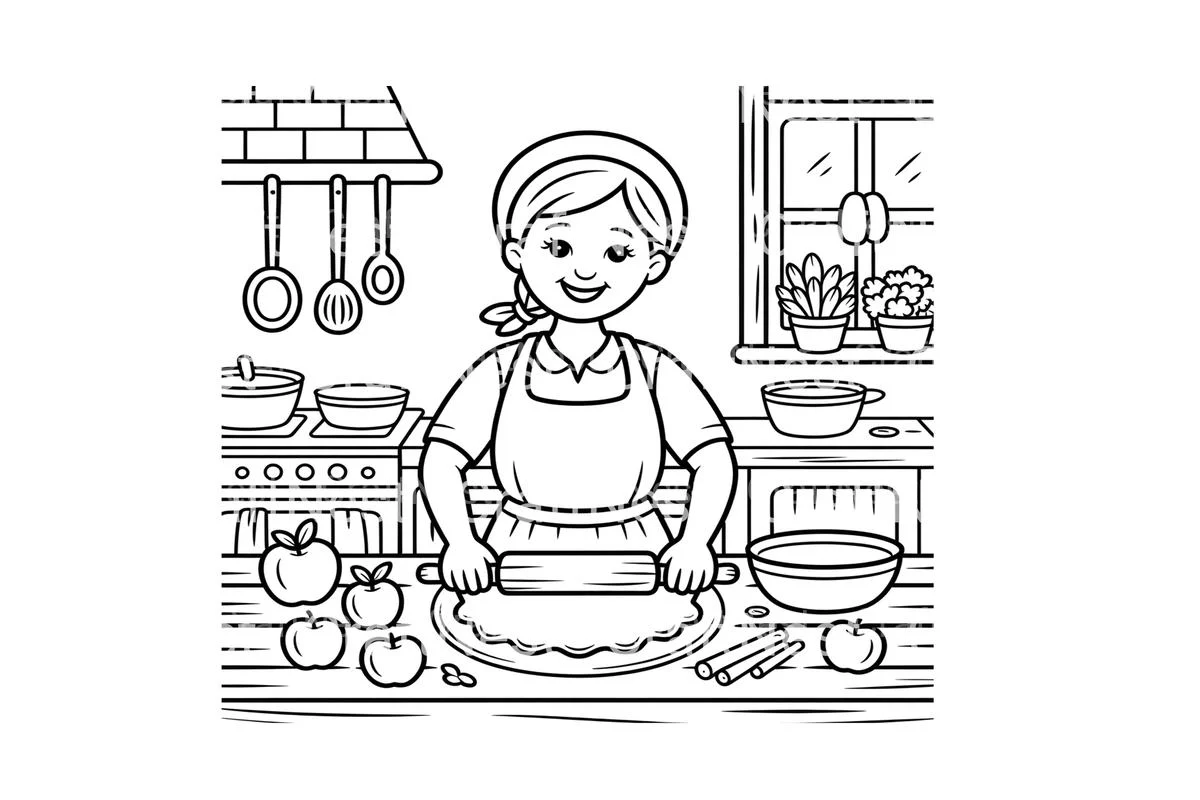 Baking Day Fun Coloring Books - Image 2