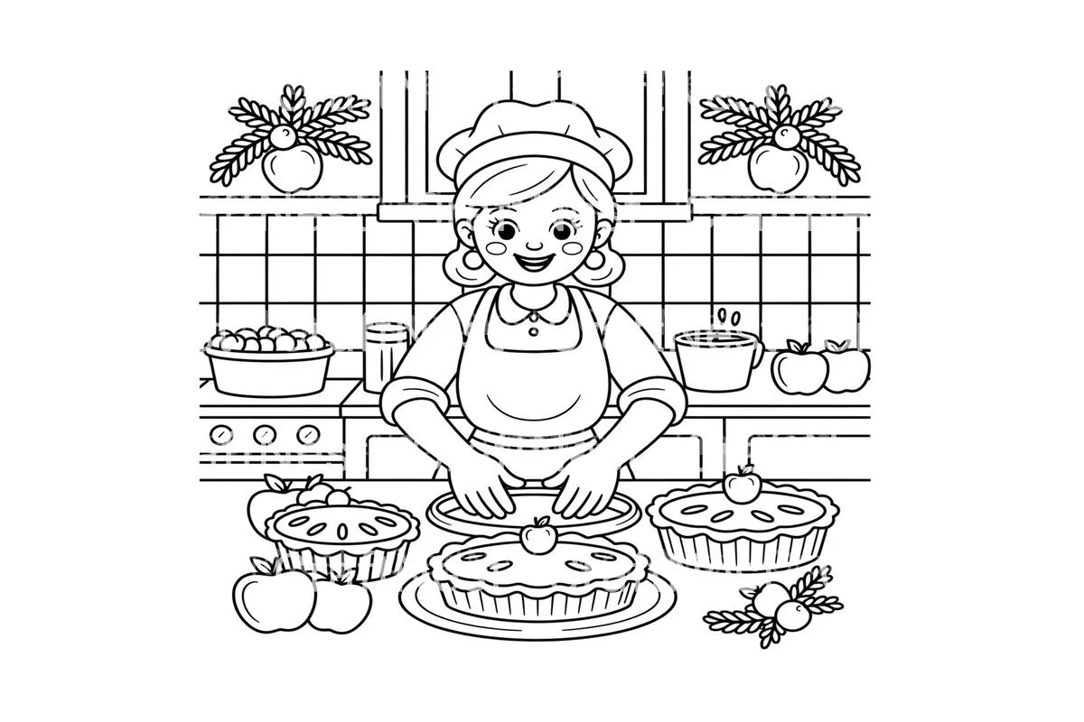 Baking Day Fun Coloring Books - Image 4