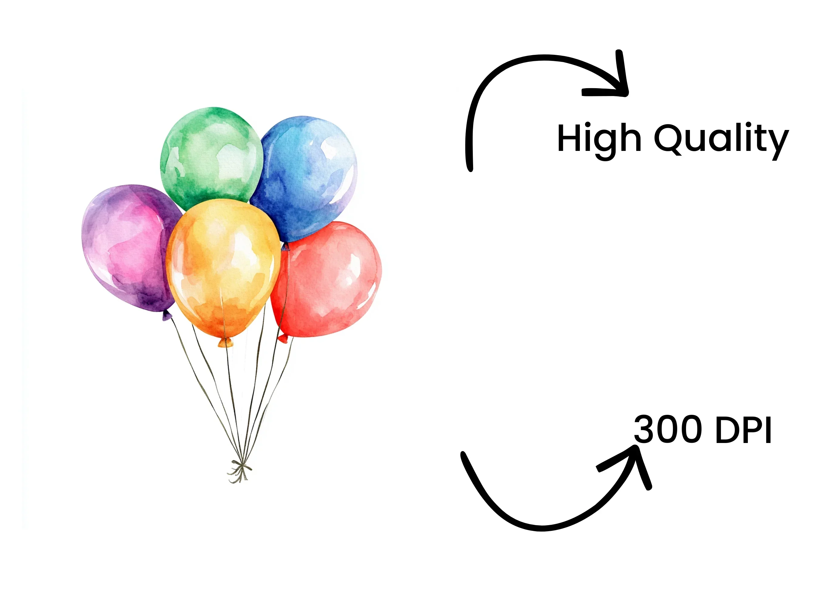 Balloon Clipart Bundle - Image 4