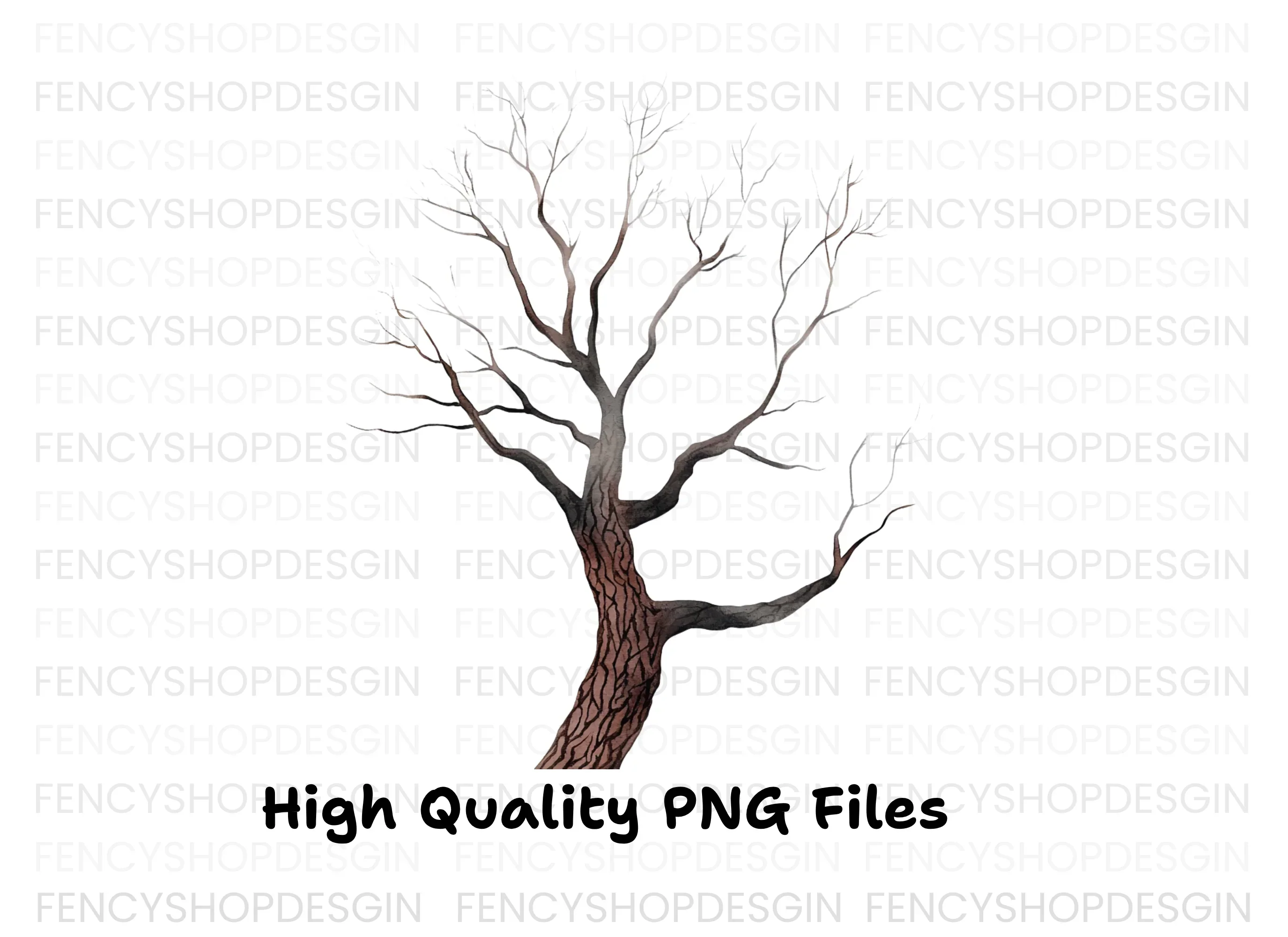 Bare Tree Branches Clipart Bundle - Image 3