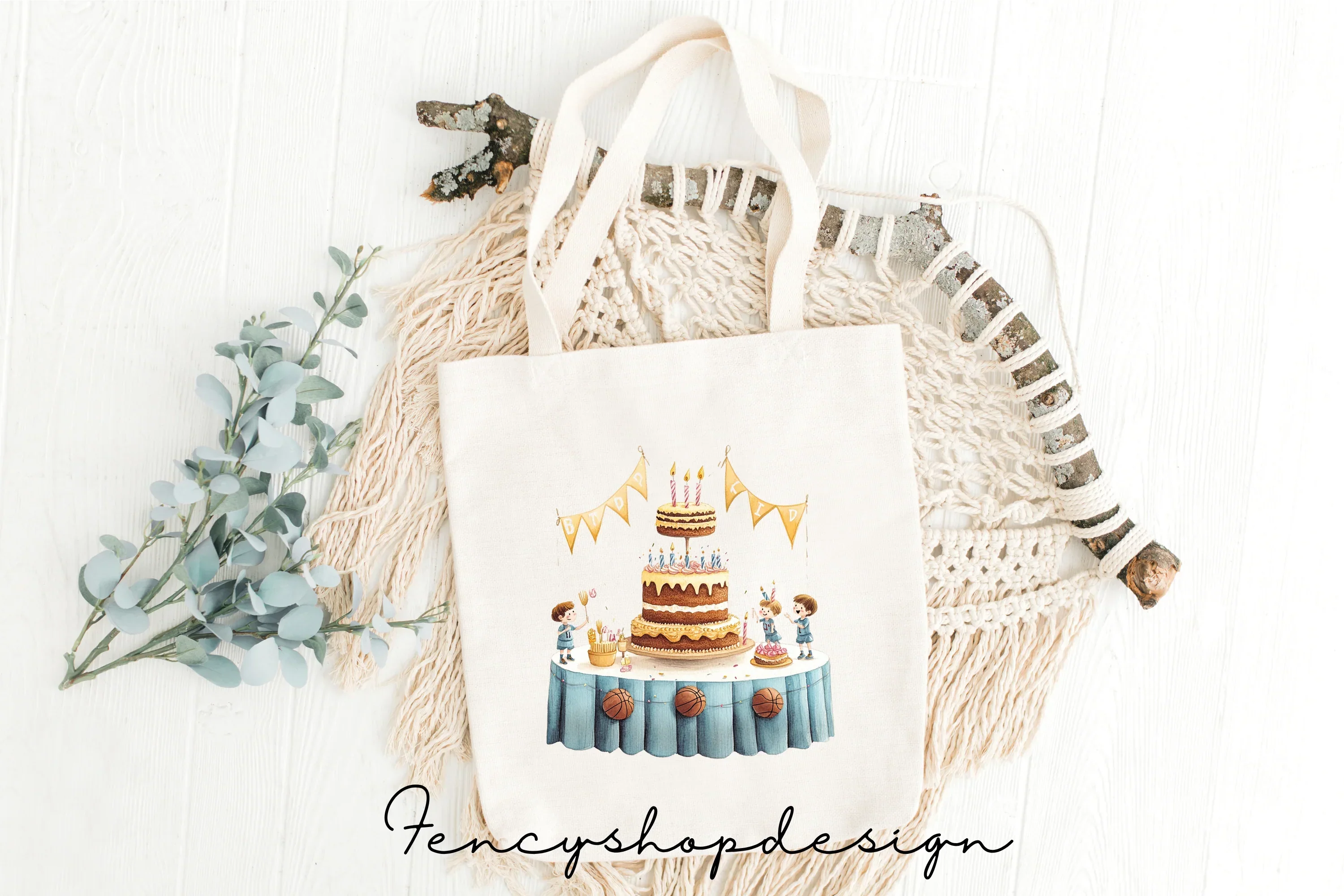 Basketball Birthday Party Clipart Bundle - Image 3