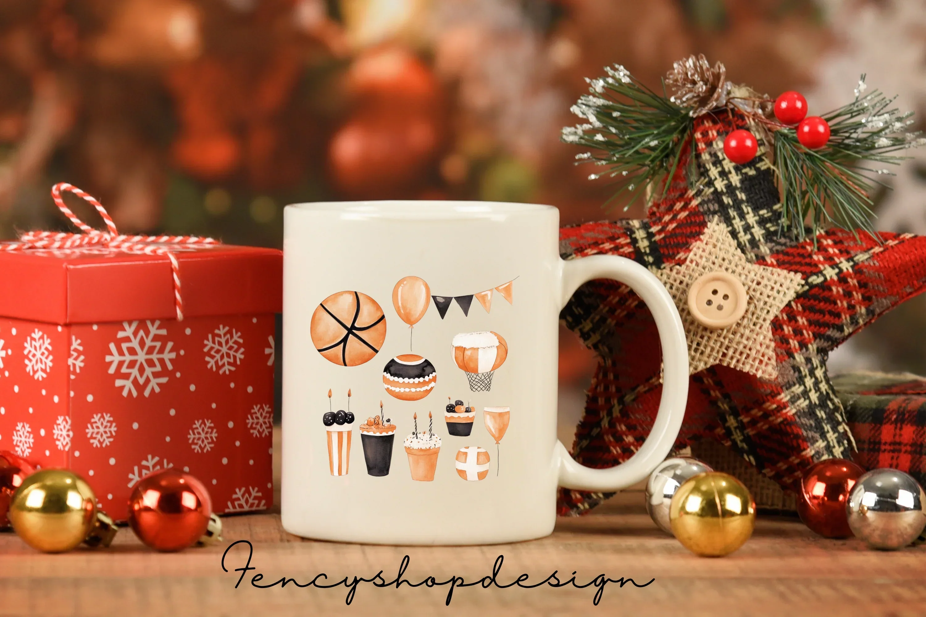 Basketball Birthday Party Clipart Bundle - Image 4
