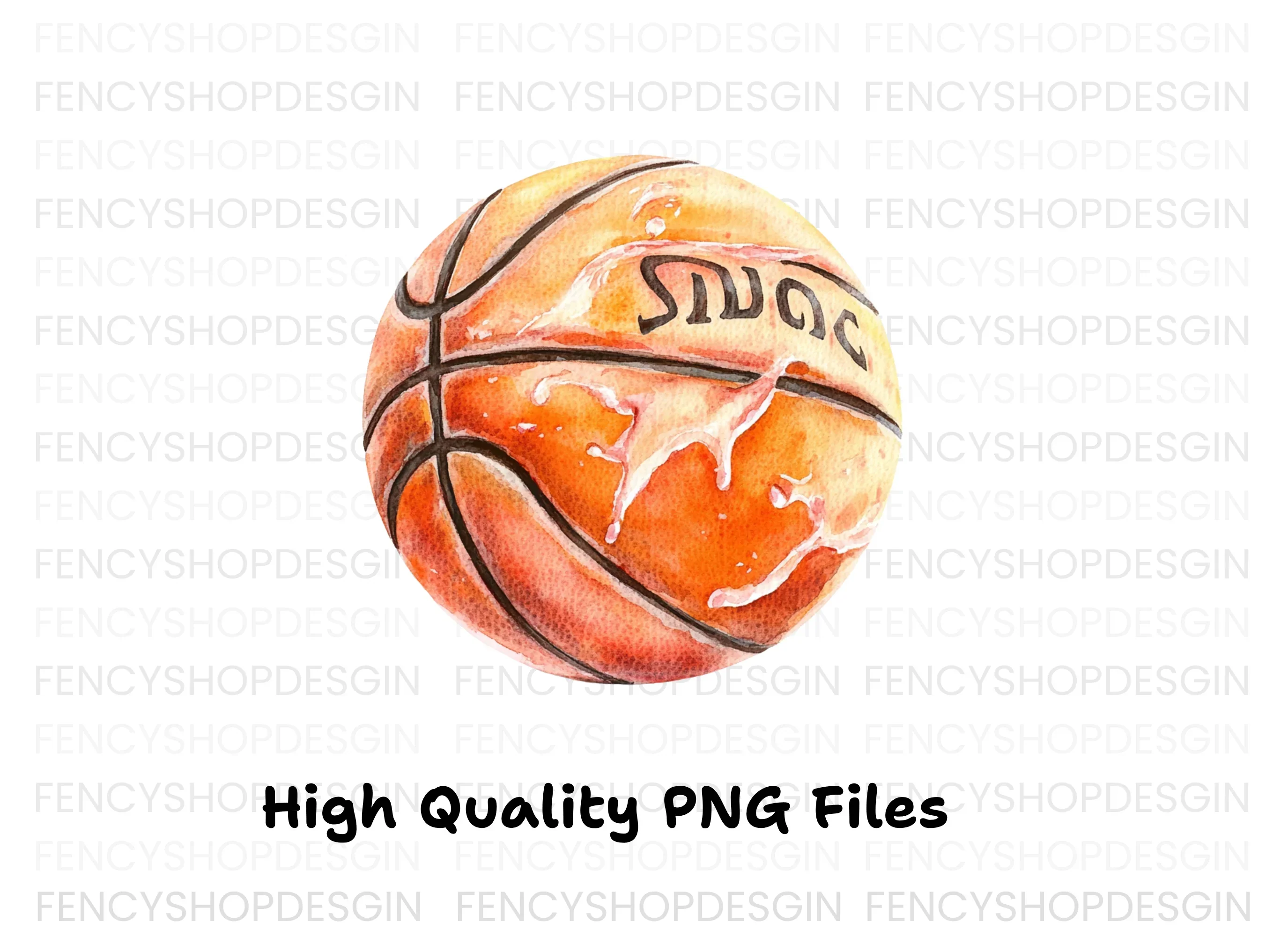 Basketball Splashes Clipart Bundle - Image 3