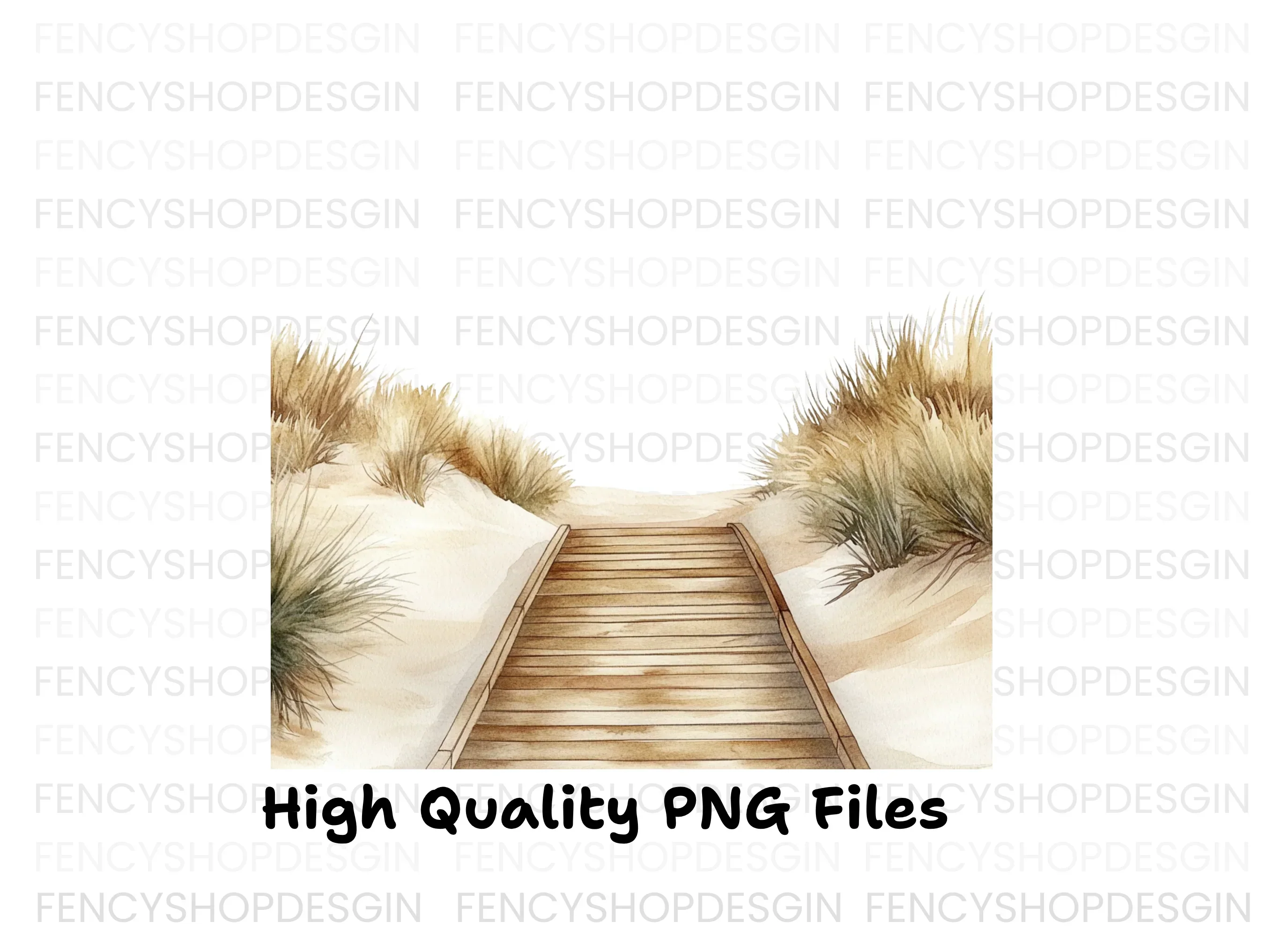 Beach Boardwalk Clipart Bundle - Image 5
