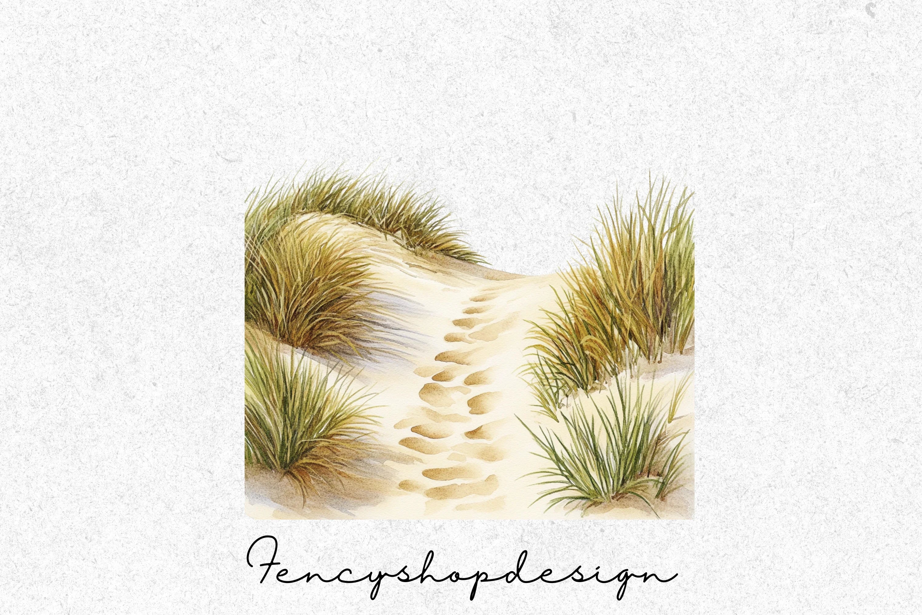 Beach Dunes Coastal Clipart Bundle - Image 3