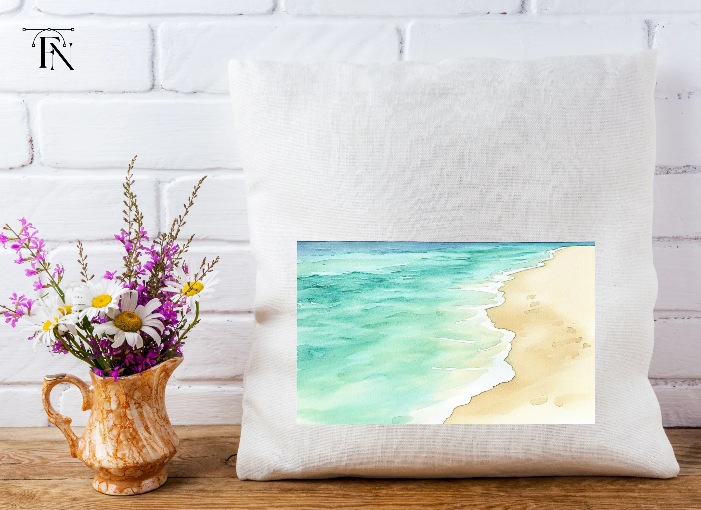 Beach Ocean Waves Clipart Bundle - Image 5