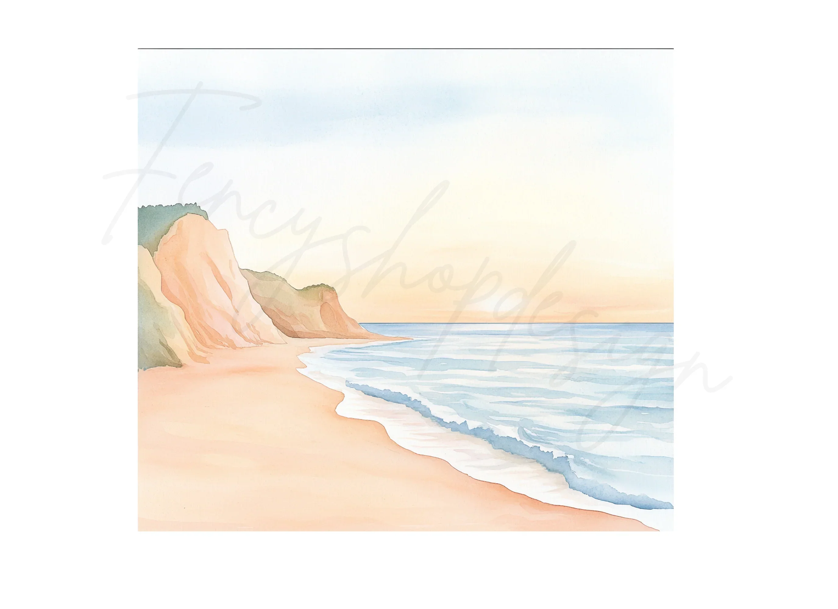 Beach Sunset Clipart Bundle - Image 2