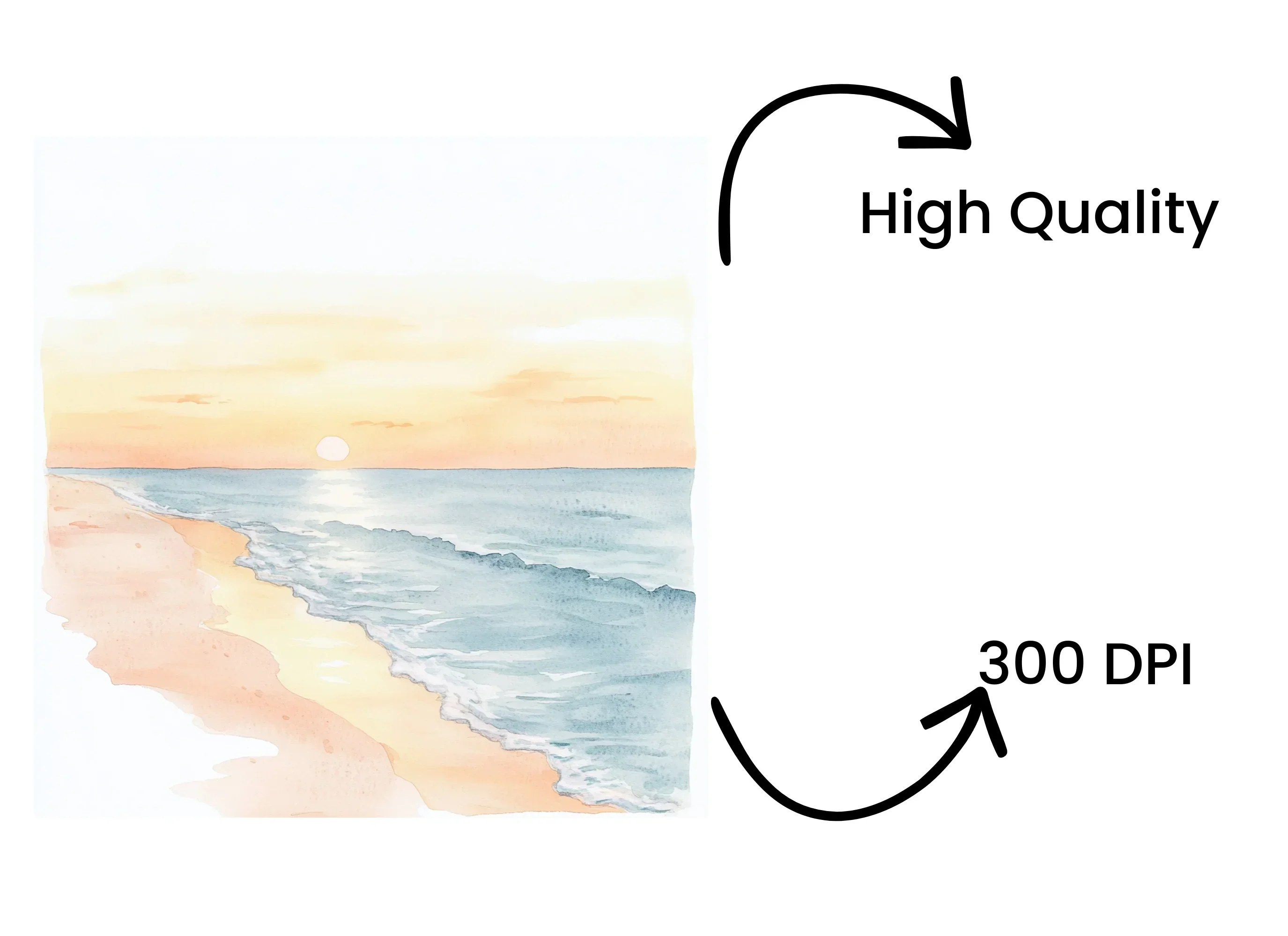 Beach Sunset Clipart Bundle - Image 4