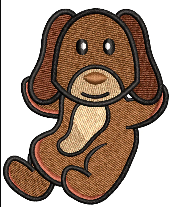 Bear Embroidery Design