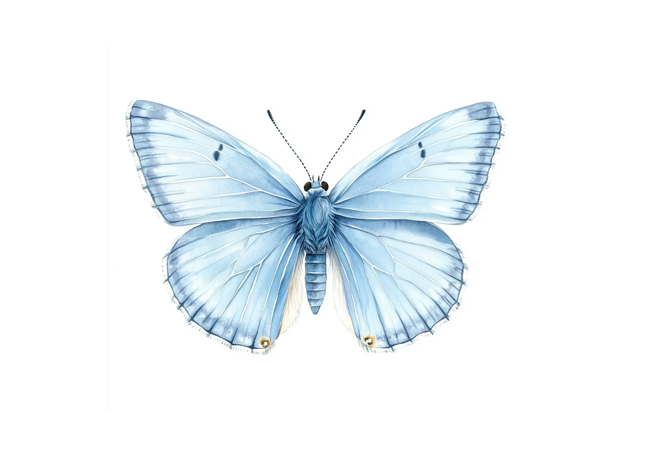 Beautiful Blue Butterfly Clipart Bundle - Image 2
