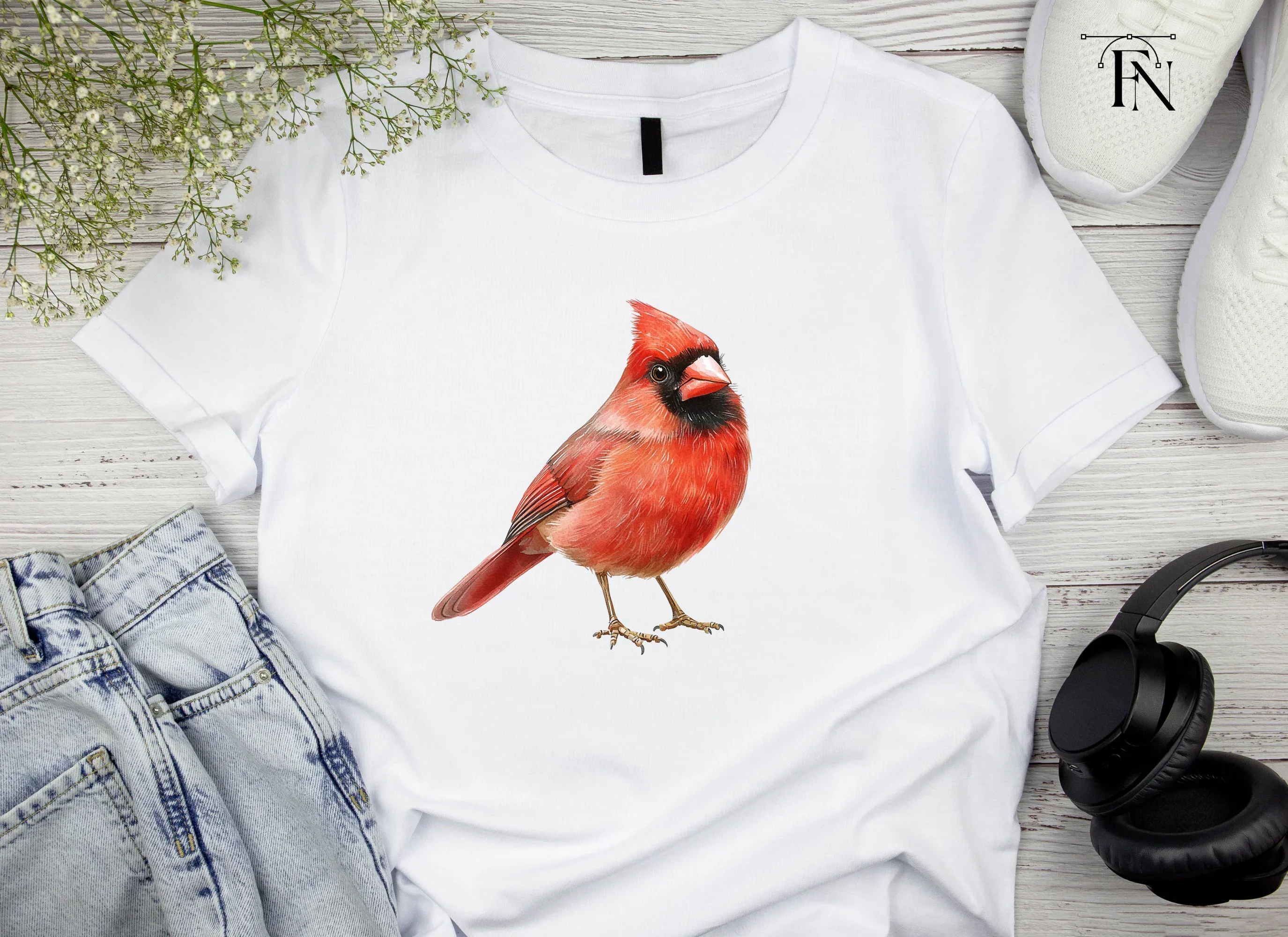 Beautiful Cardinal Bird Clipart Bundle - Image 5
