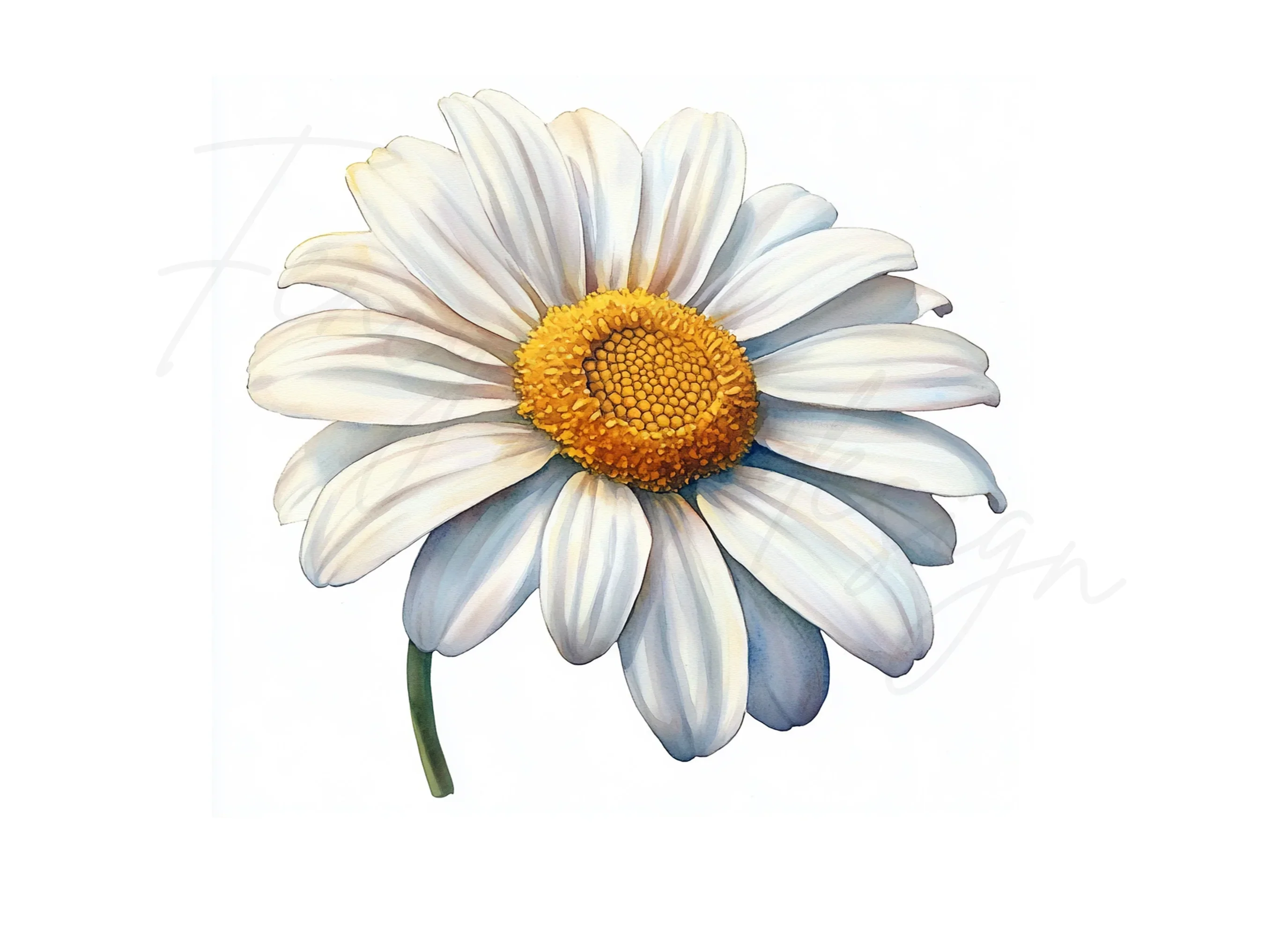 Beautiful Daisy Flower Clipart Bundle - Image 3
