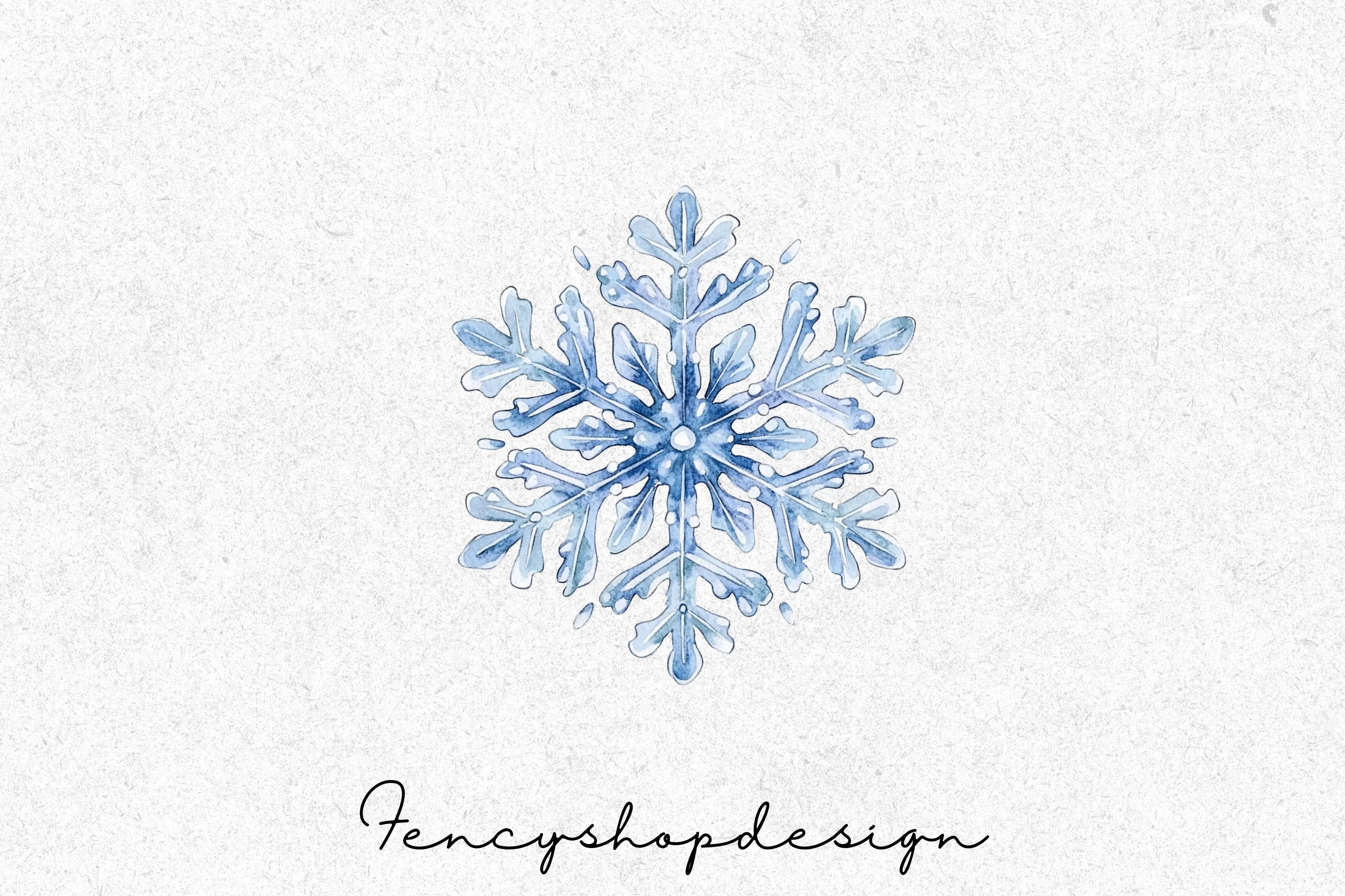 Beautiful Snowflake Clipart Bundle - Image 3