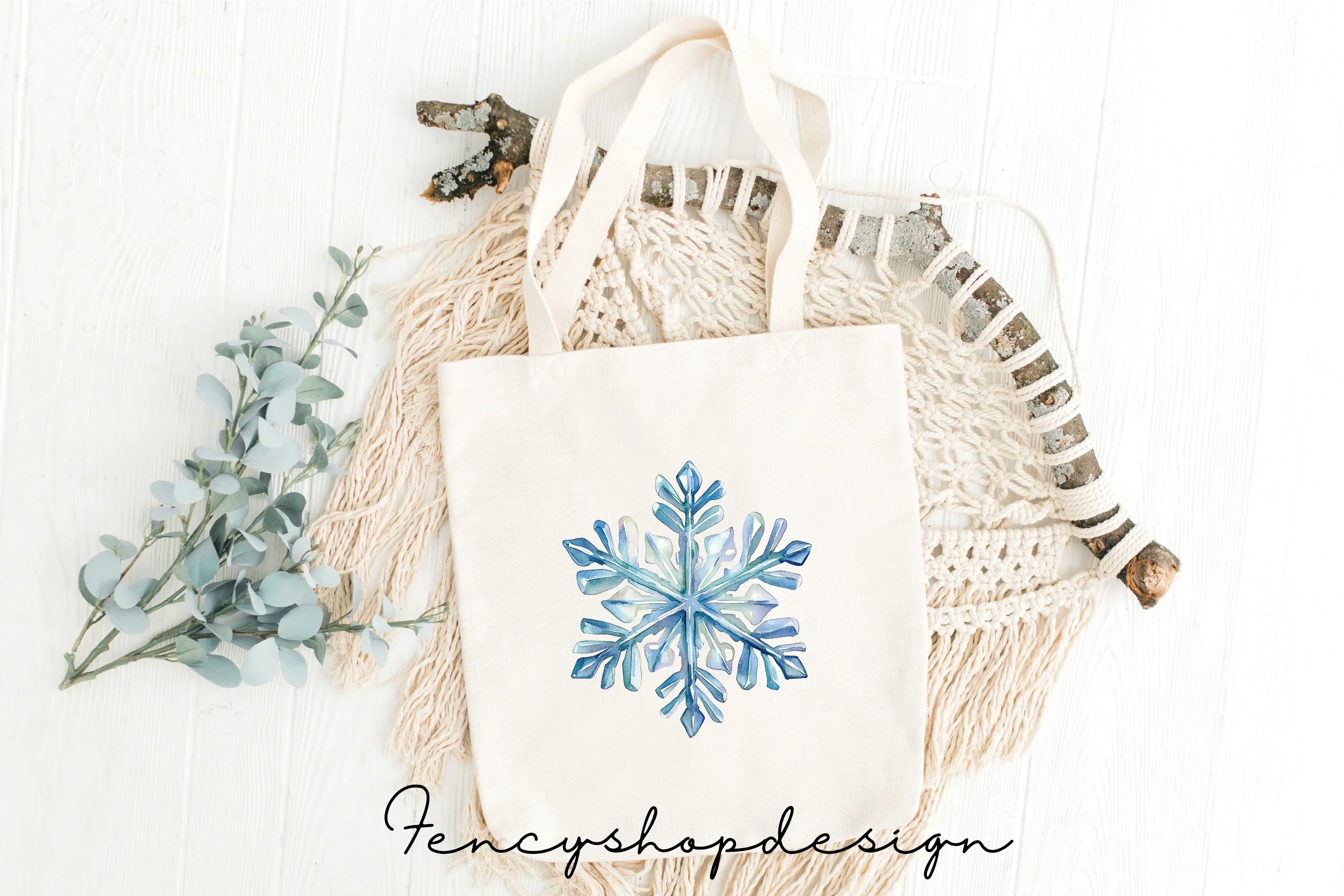 Beautiful Snowflake Clipart Bundle - Image 8