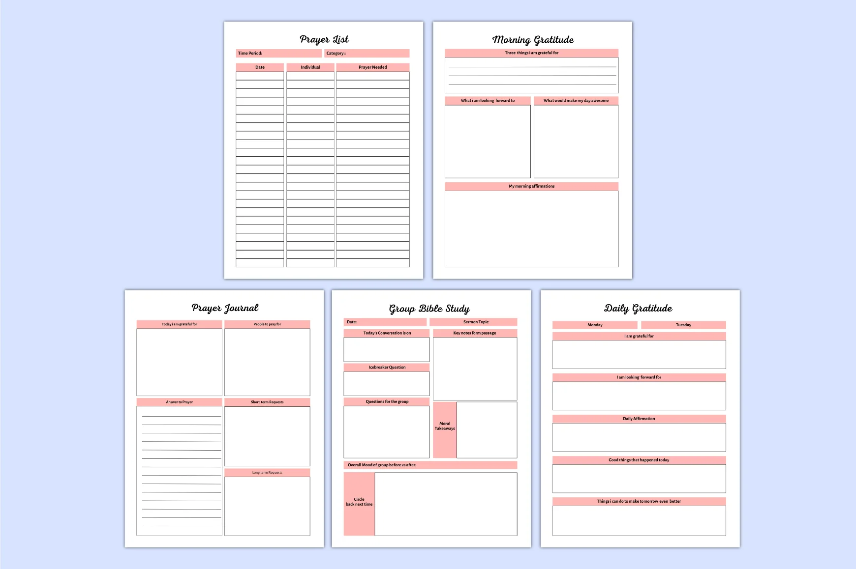 Bible Devotional Planner - Image 3