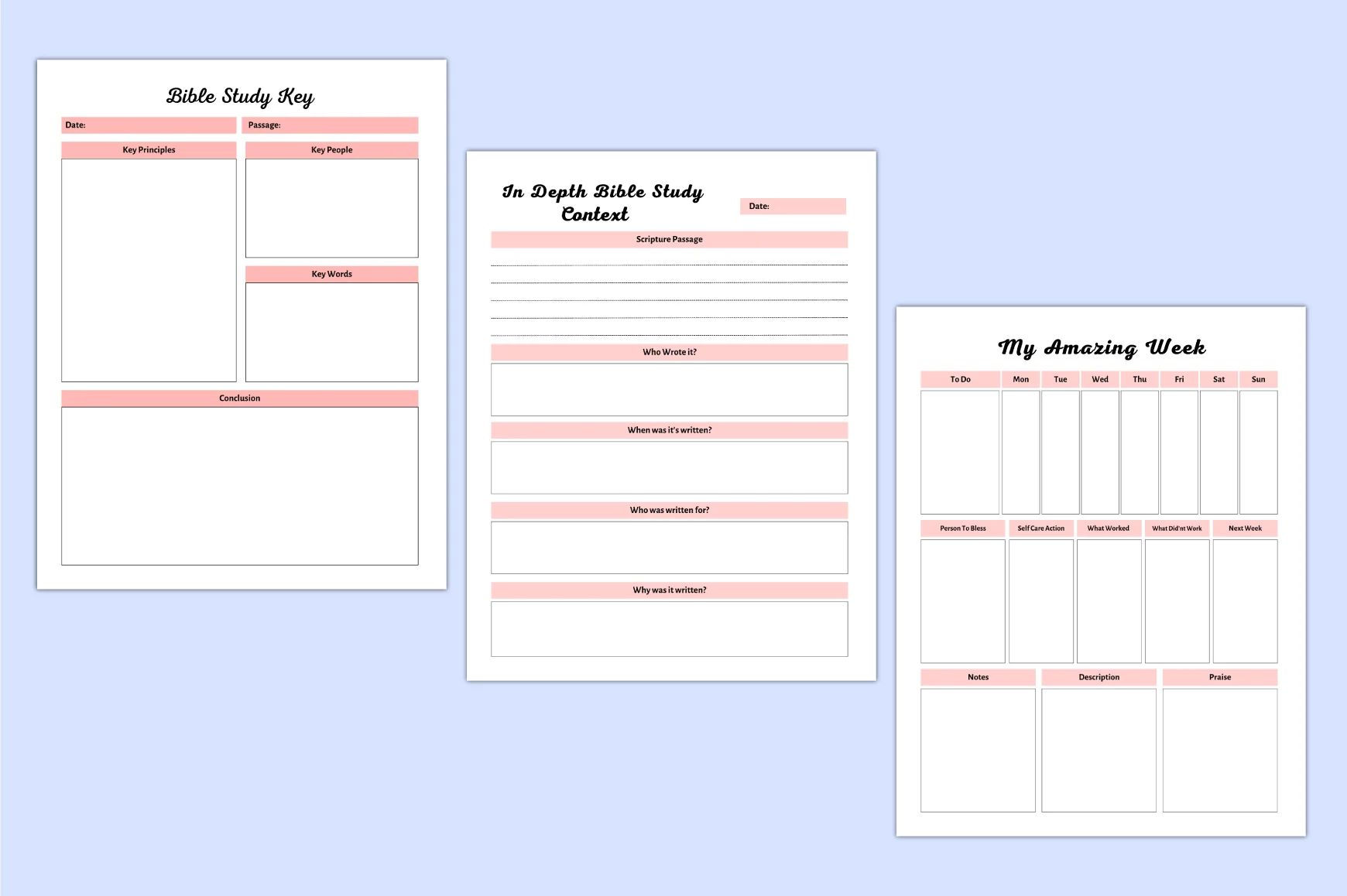 Bible Devotional Planner - Image 4