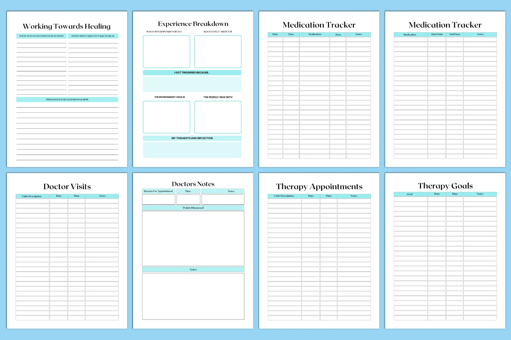 Bipolar Therapy Anxiety Planner - Image 2