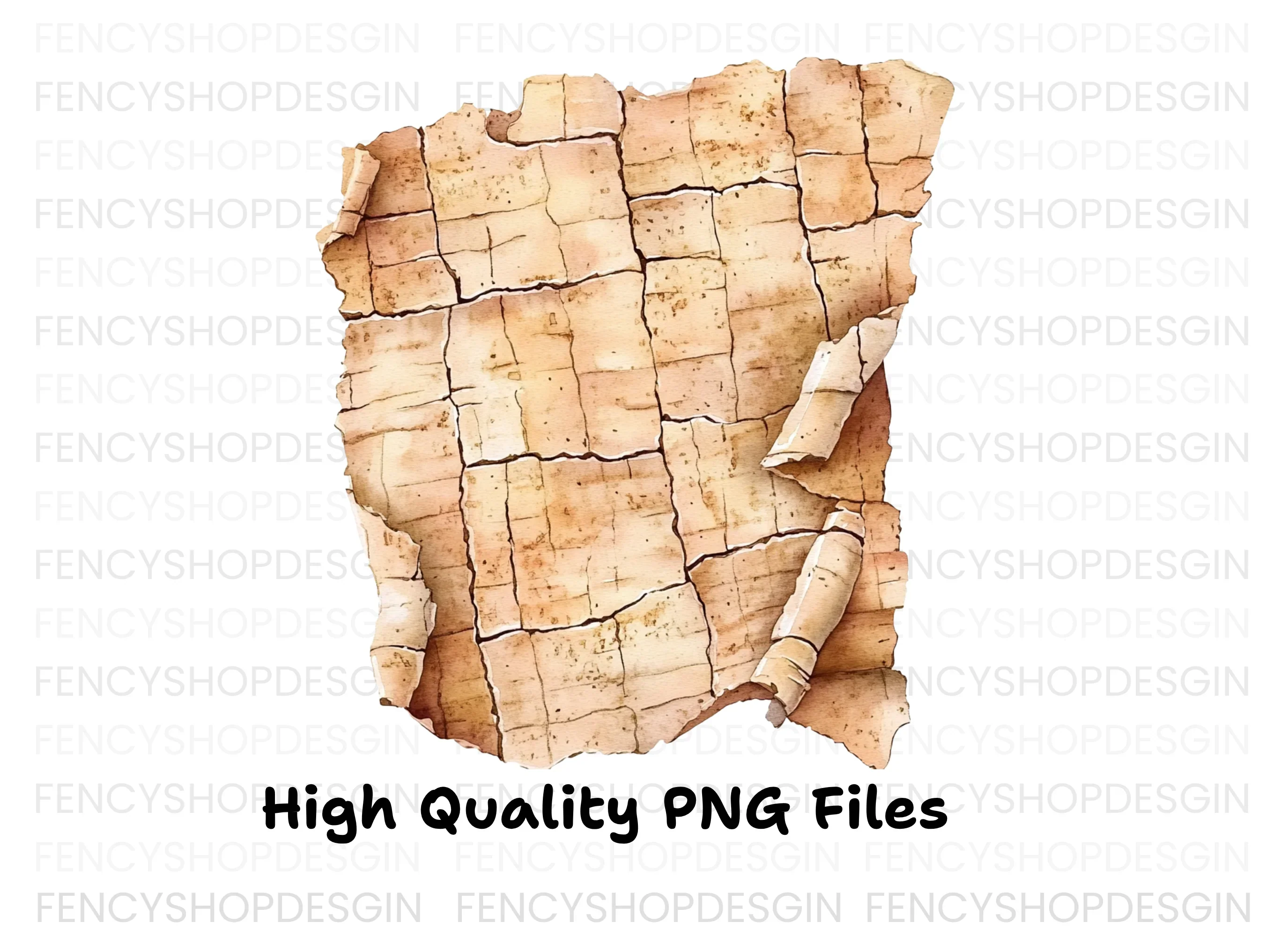 Birch Bark Clipart Bundle - Image 3
