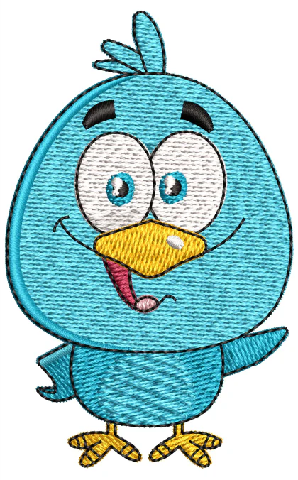Bird Baby Embroidery Design