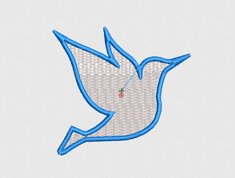 Bird Embroidery Design