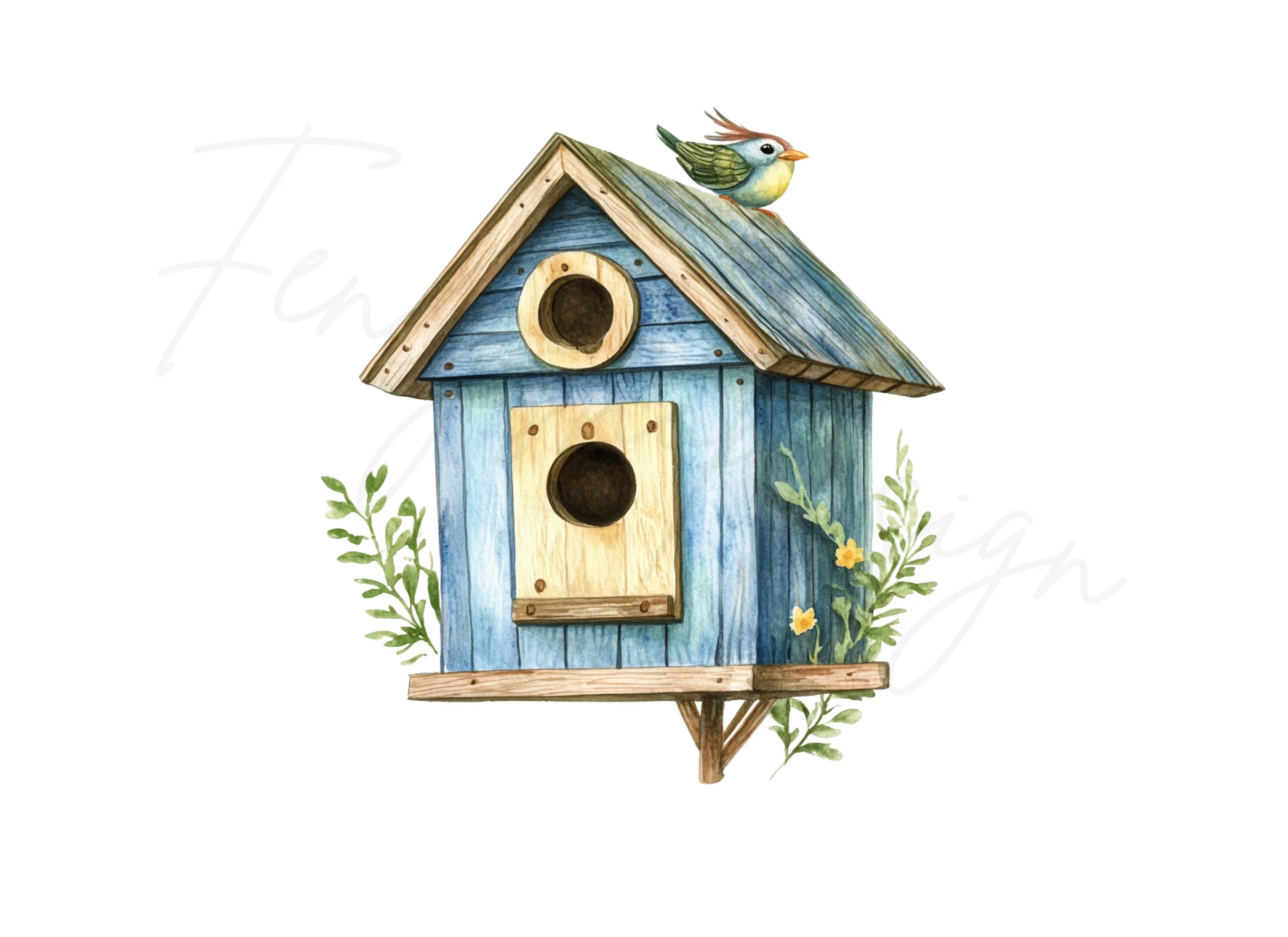 Birdhouses Clipart Bundle - Image 2