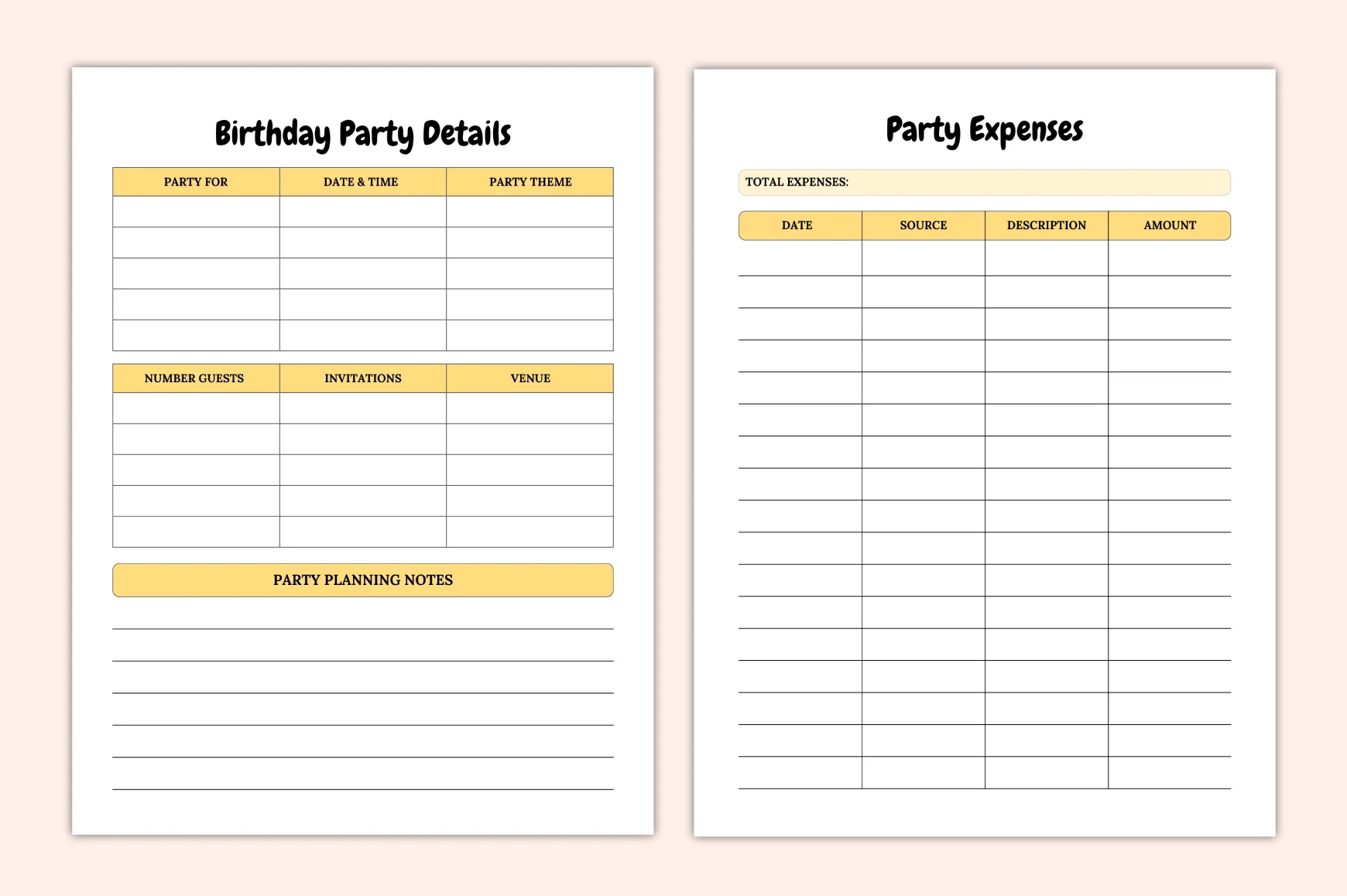 Birthday Celebration Planner - Image 2