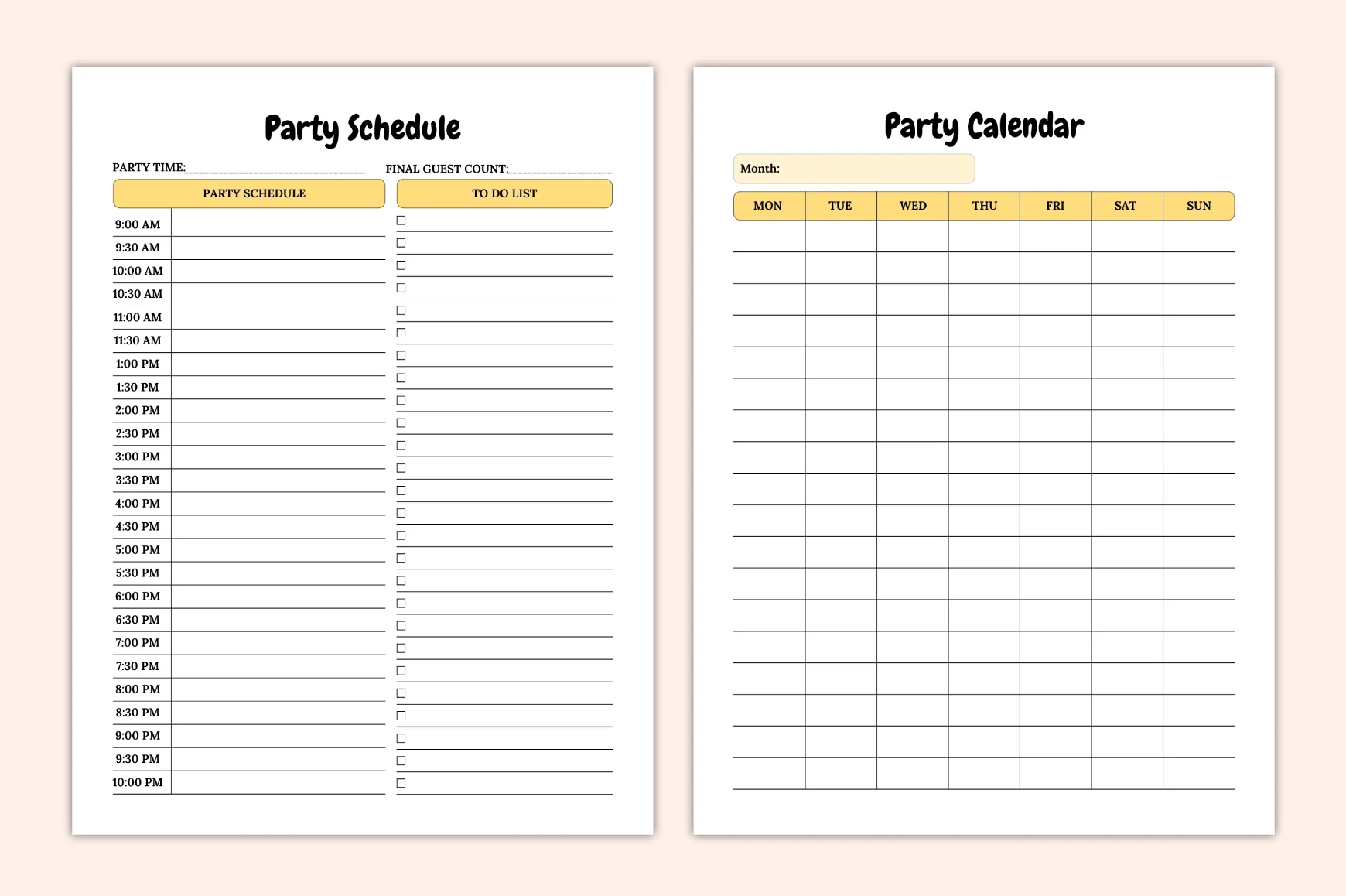 Birthday Celebration Planner - Image 3