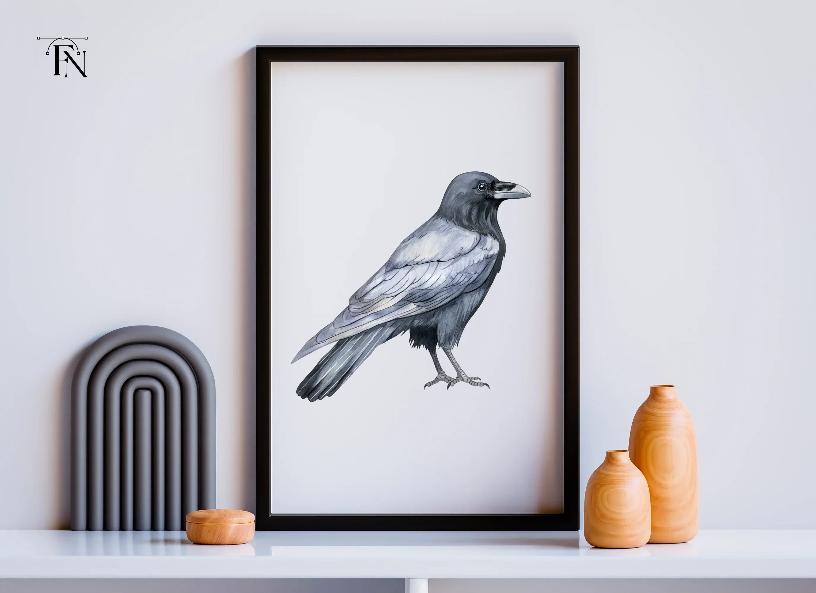 Black Crow Clipart Bundle - Image 4