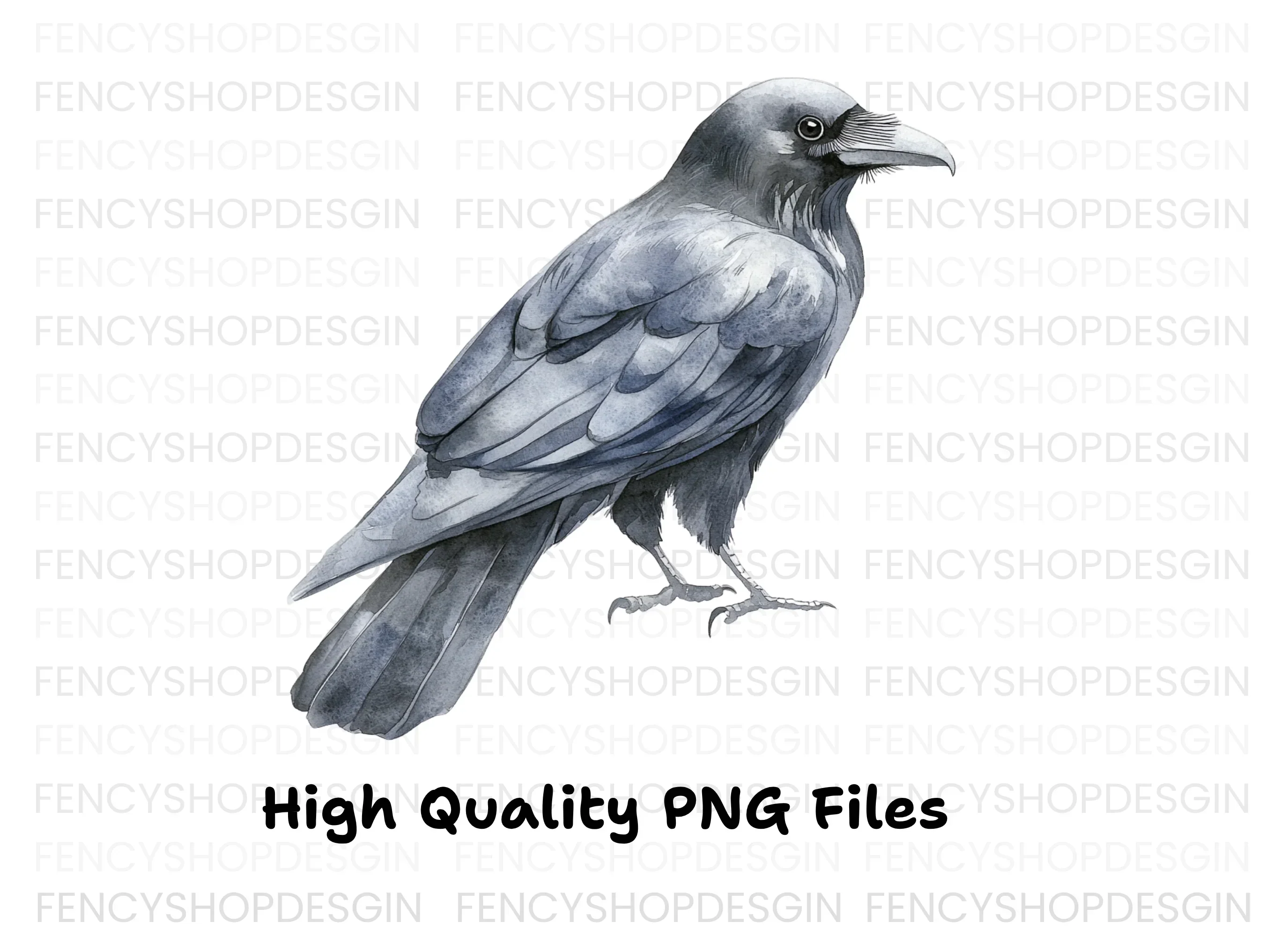 Black Crow Clipart Bundle - Image 6