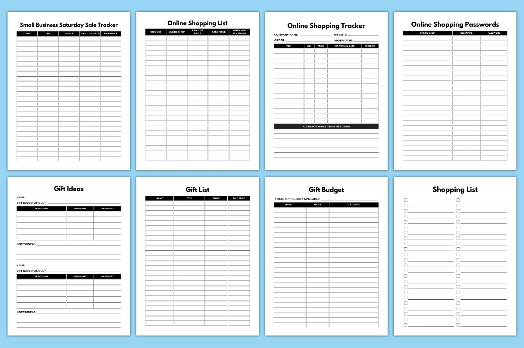 Black Friday Shopping Planner - Image 3