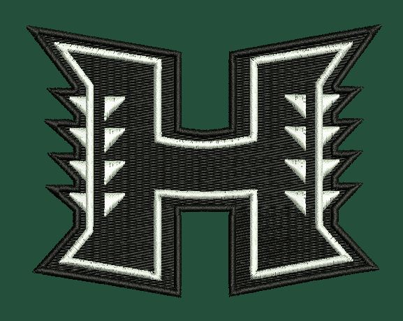 Black & White Embroidery Design