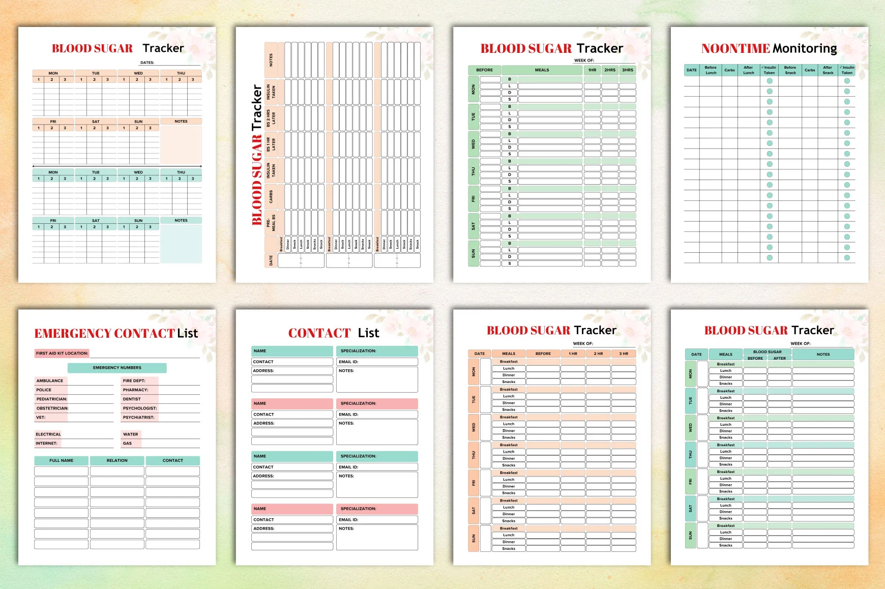 Blood Sugar Planner - Image 3
