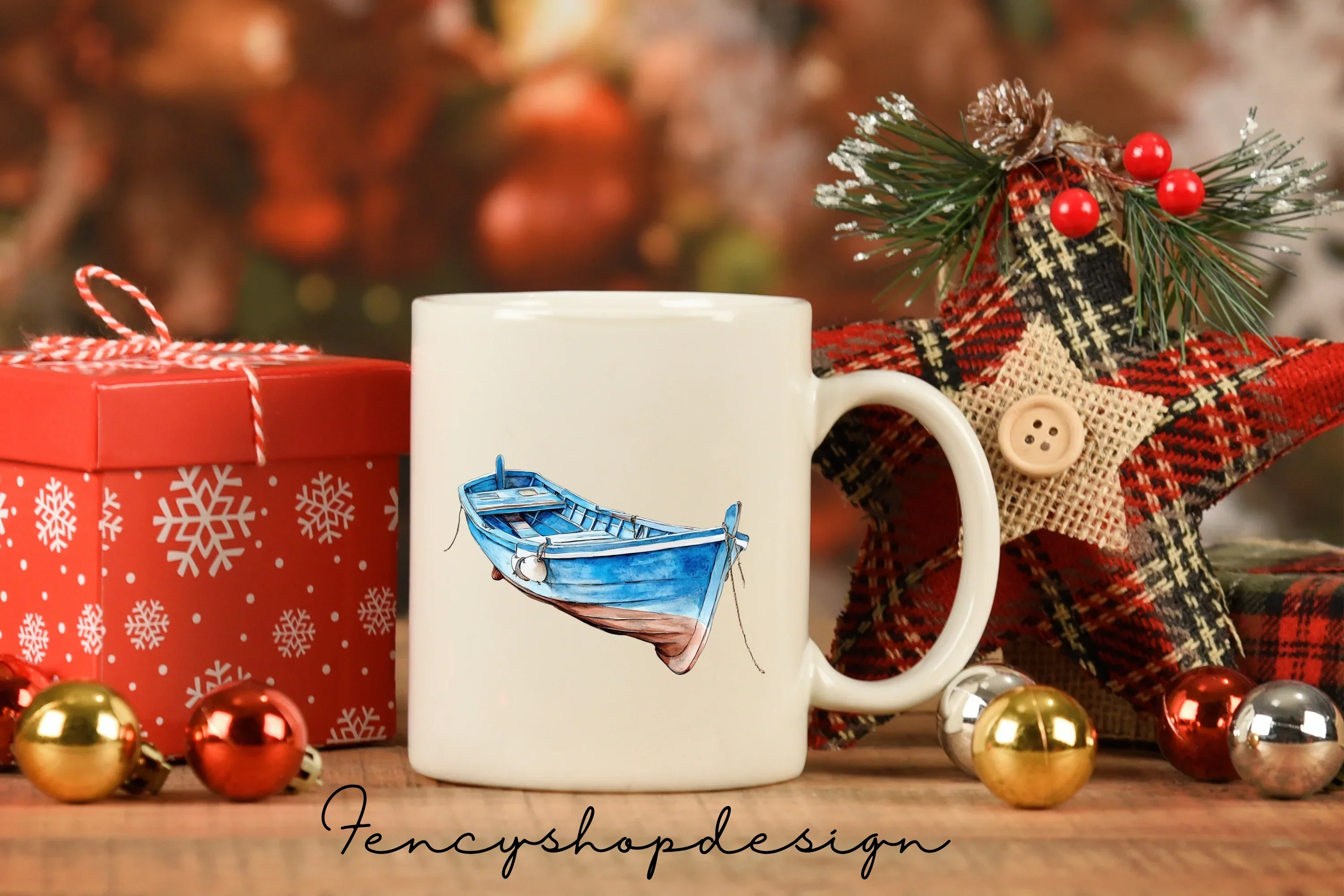 Blue Boats Clipart Bundle - Image 6