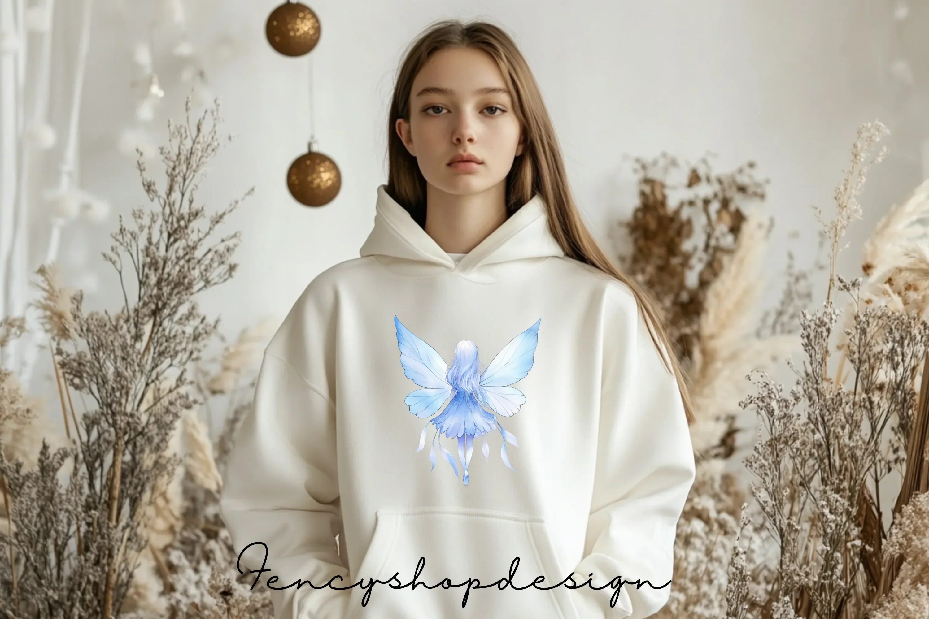 Blue Fairy Clipart Bundle - Image 5