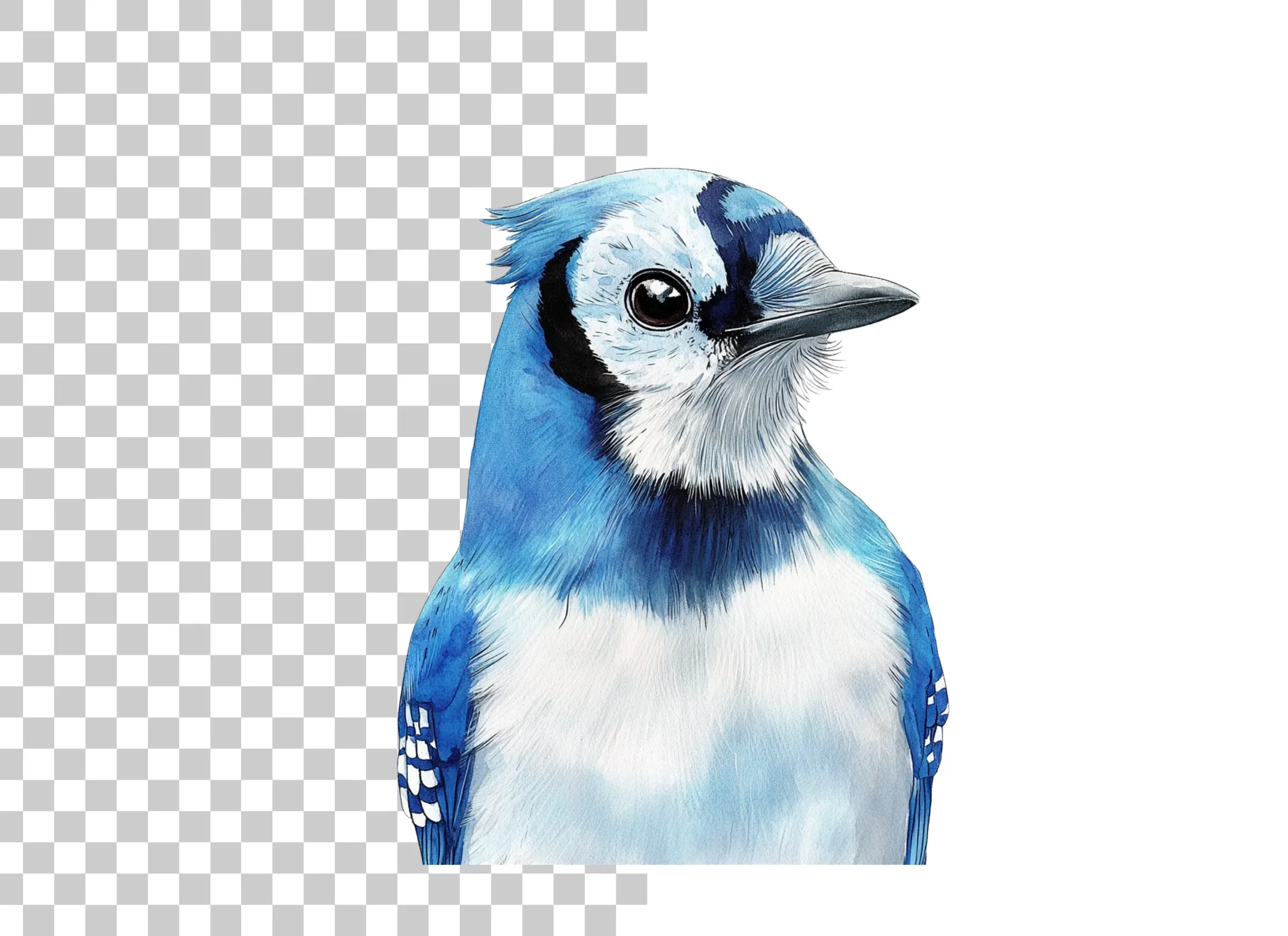 Blue Jay Bird Clipart Bundle - Image 2