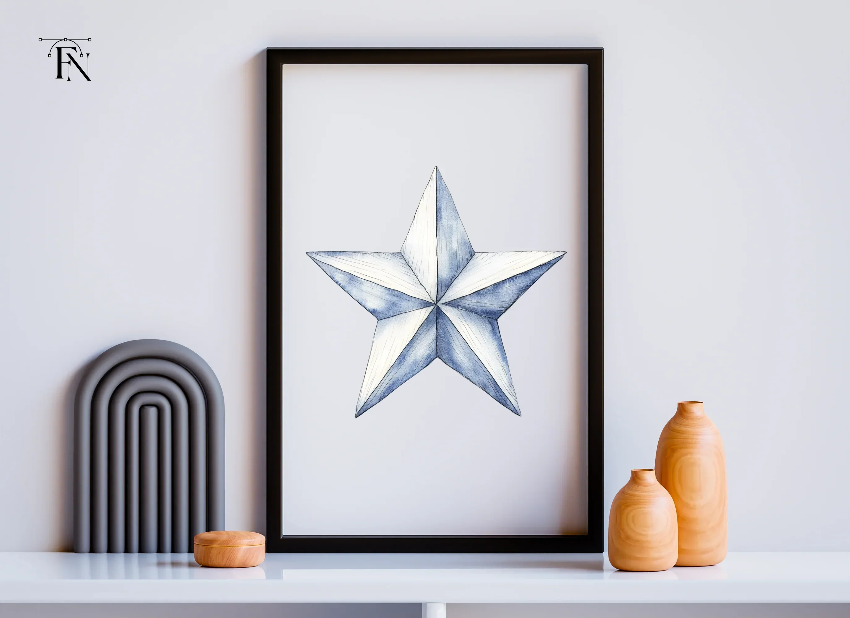 Blue Star Clipart Bundle - Image 3