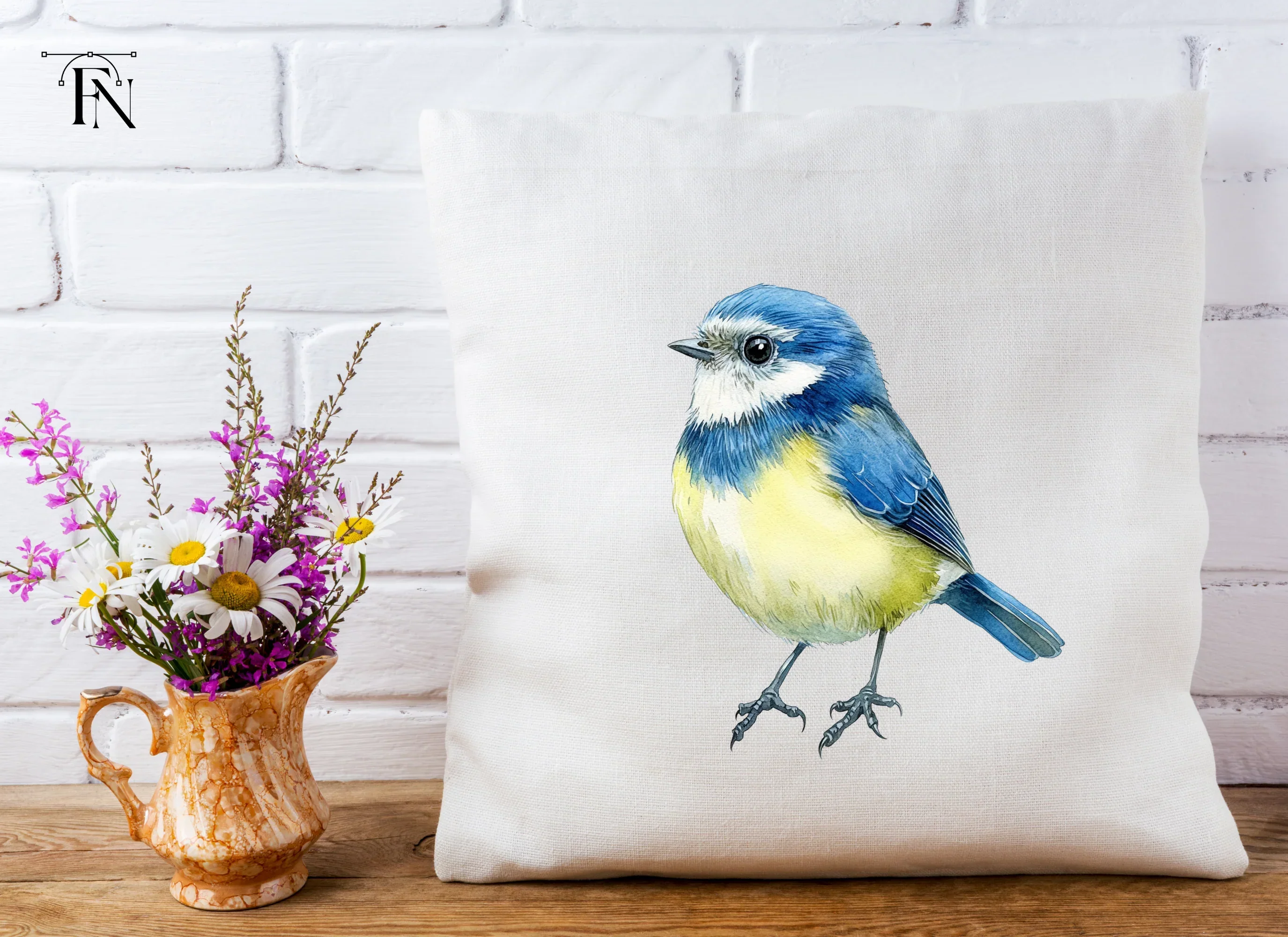 Blue Tit Bird Clipart Bundle - Image 5