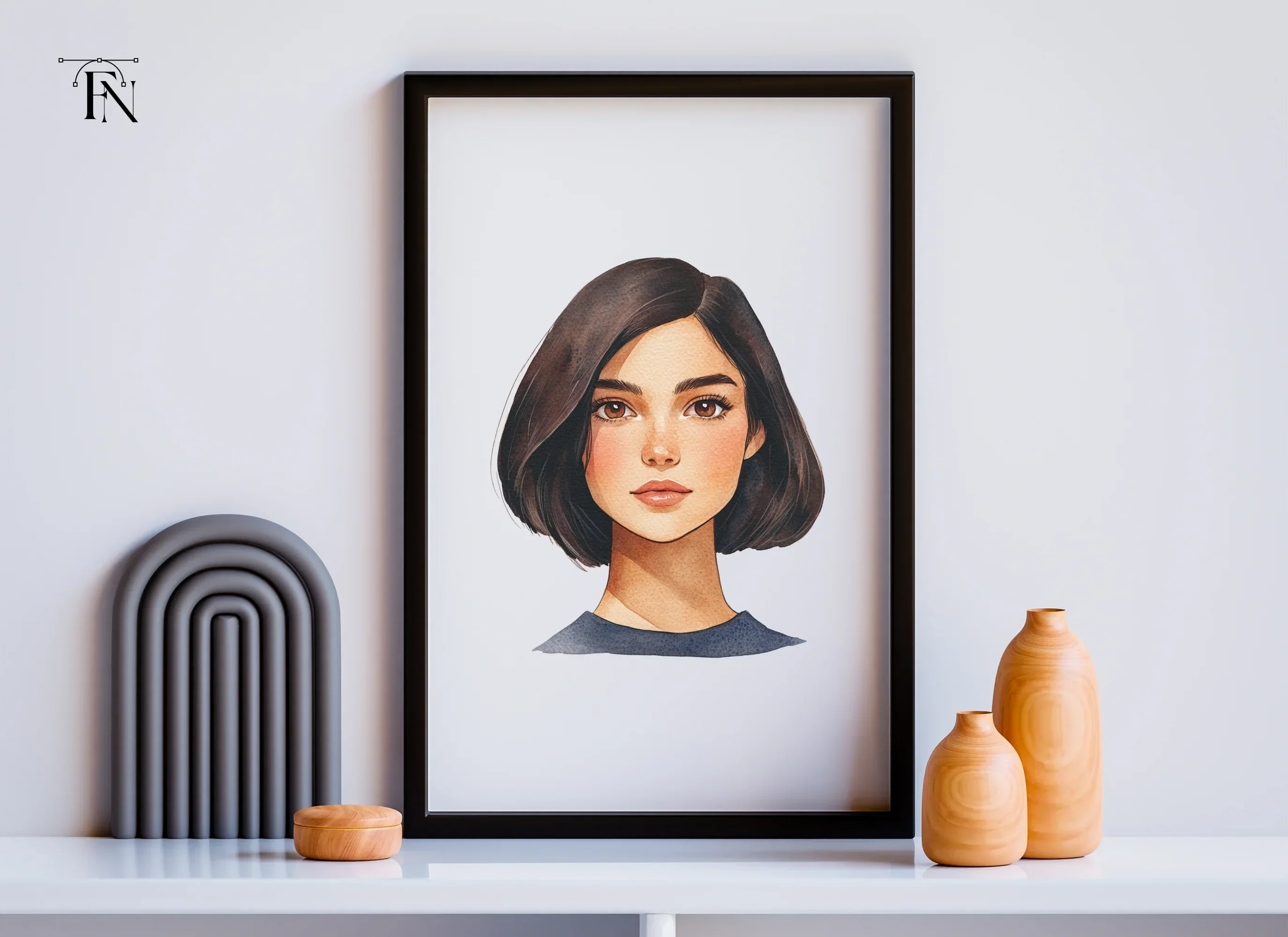 Bob Haircut Girl Clipart Bundle - Image 3