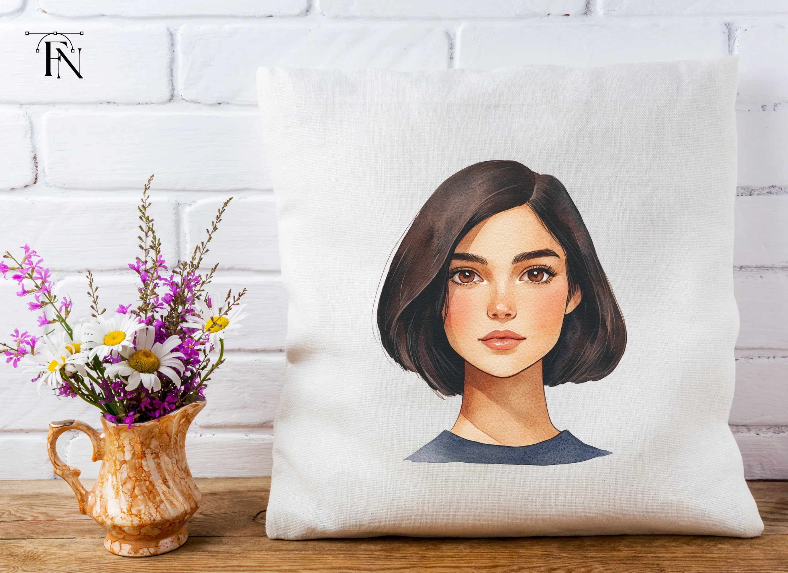 Bob Haircut Girl Clipart Bundle - Image 4