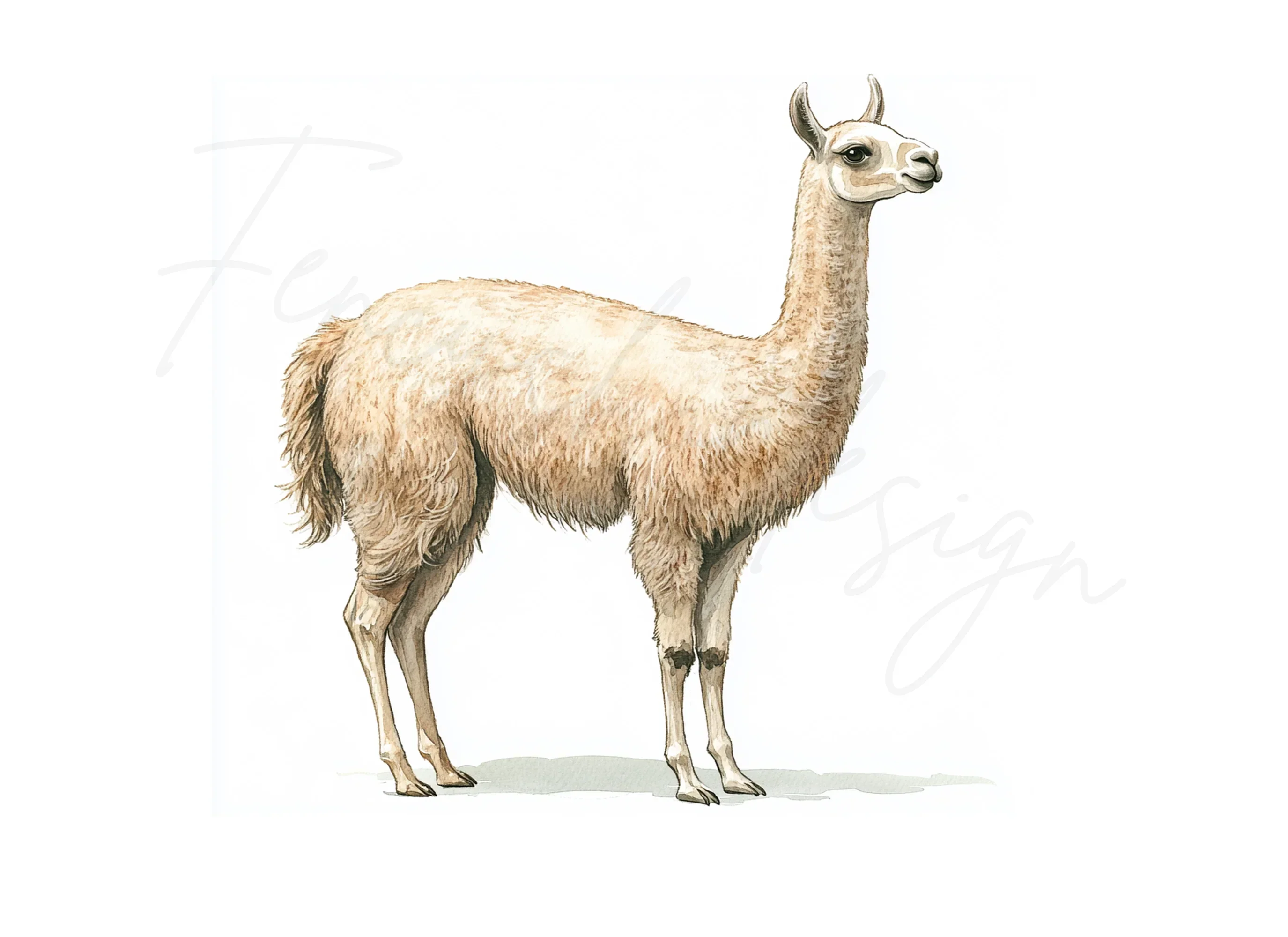 Body Llama Clipart Bundle - Image 2