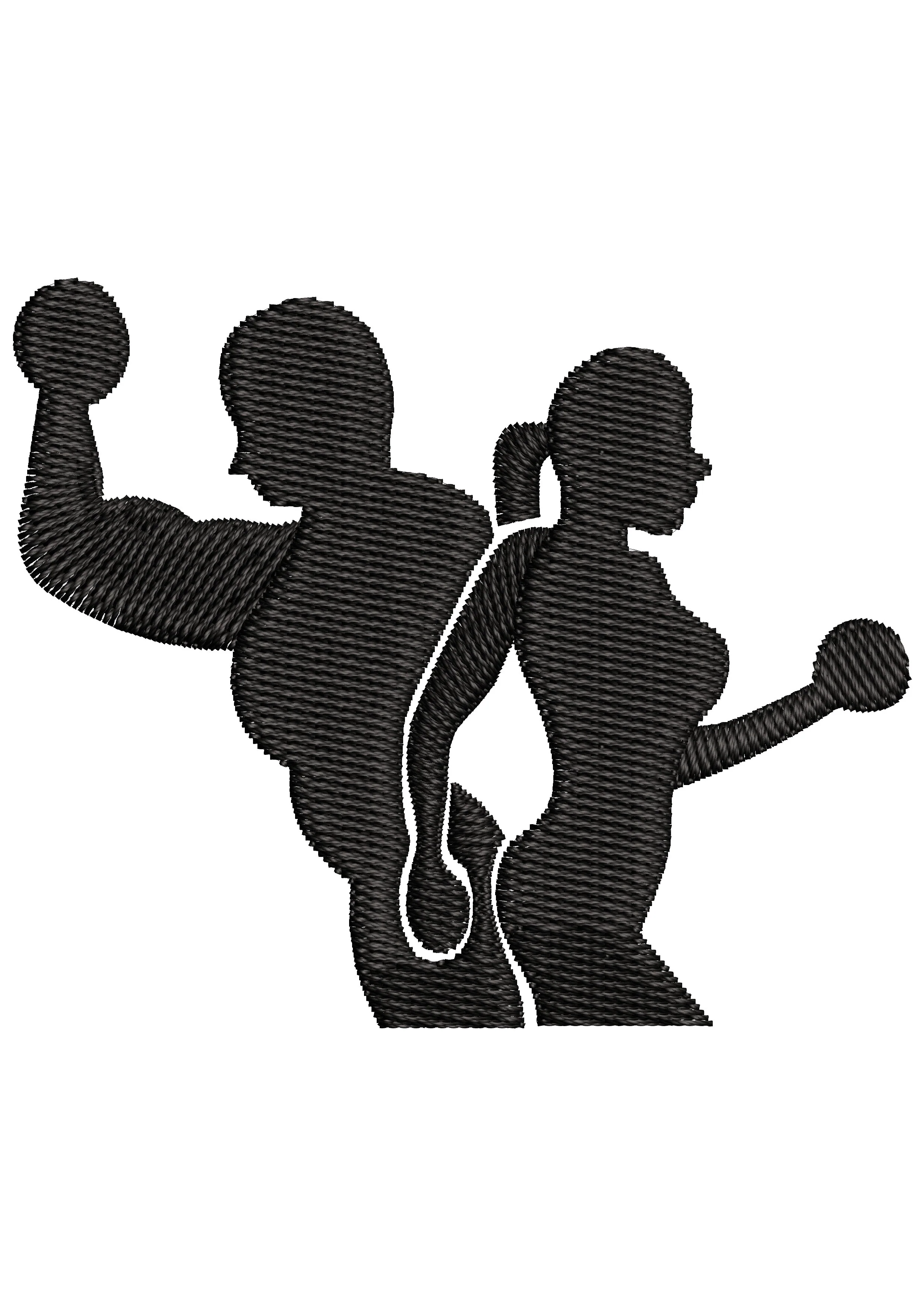 Body Strong Embroidery Design