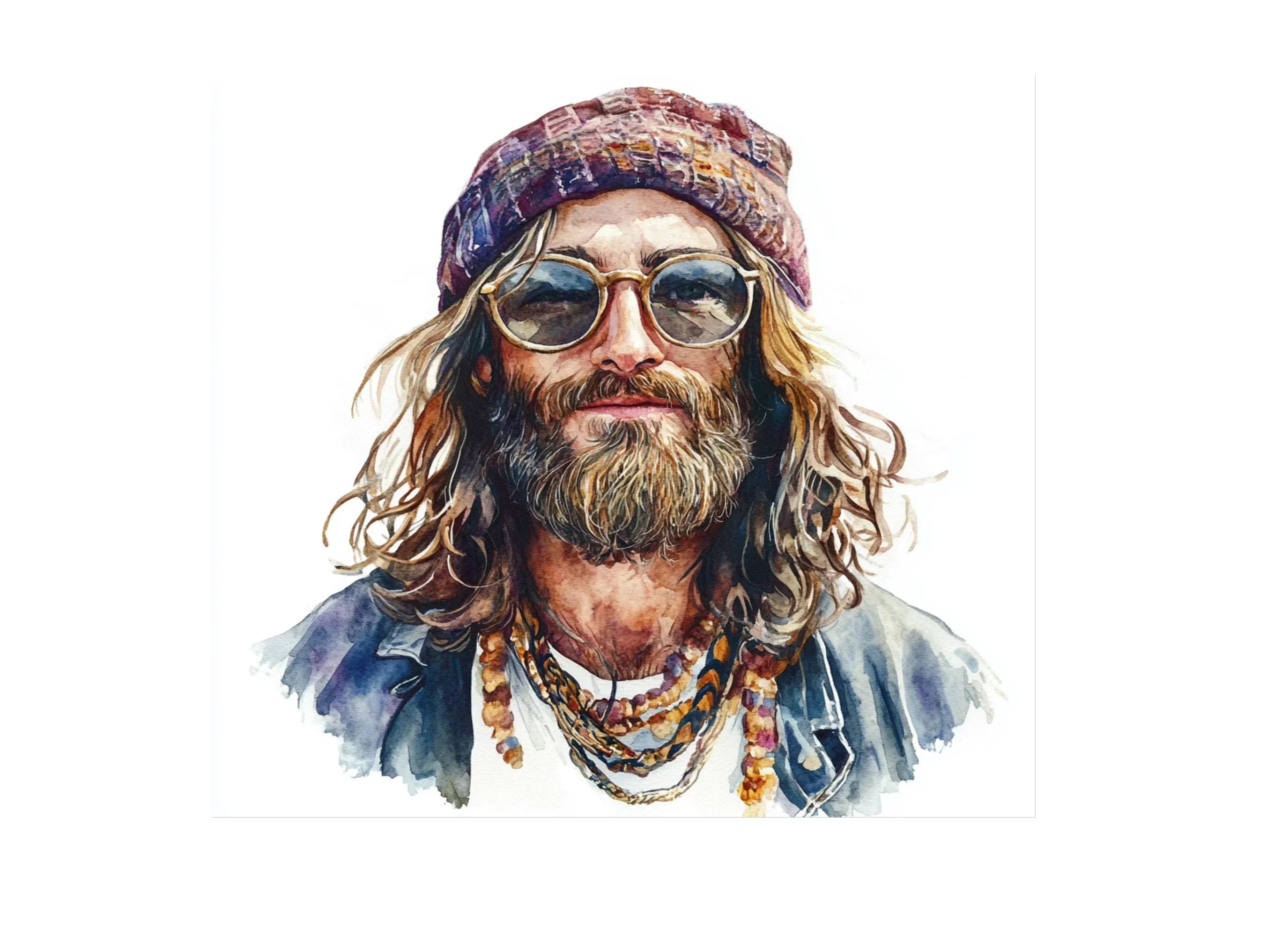 Bohemian Men Clipart Bundle - Image 3
