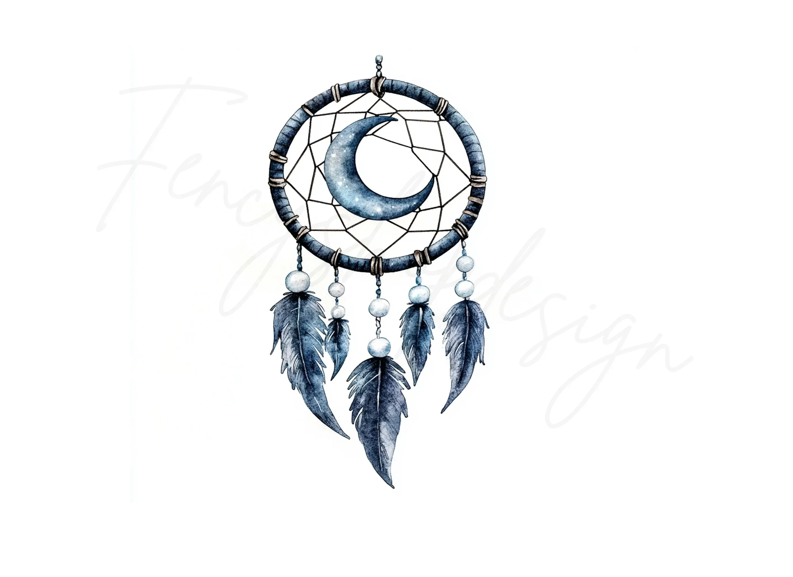 Boho Dreamcatcher Clipart Bundle - Image 2