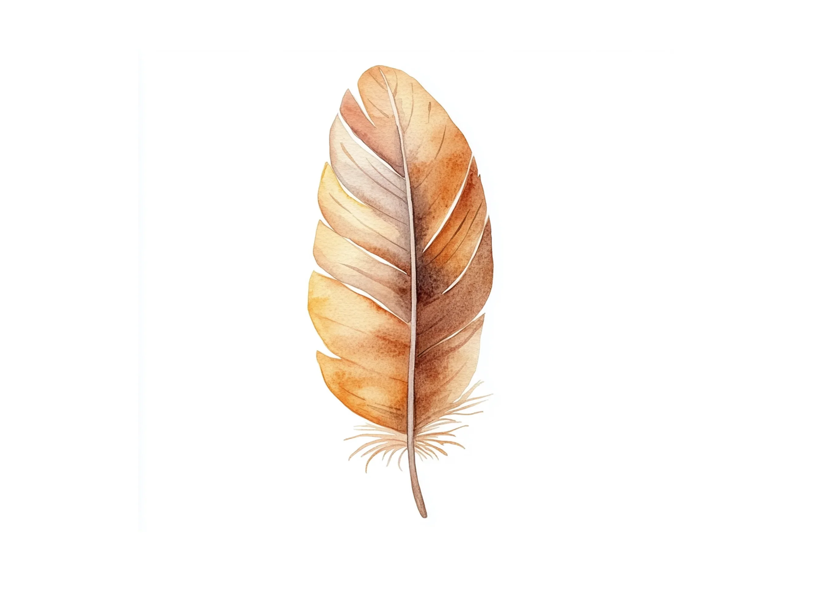 Boho Feather Clipart Bundle - Image 3